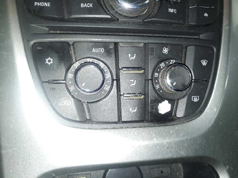 OPEL Astra J (2009-2020) Unitate de control al climei 13435148, 13435148 18930790