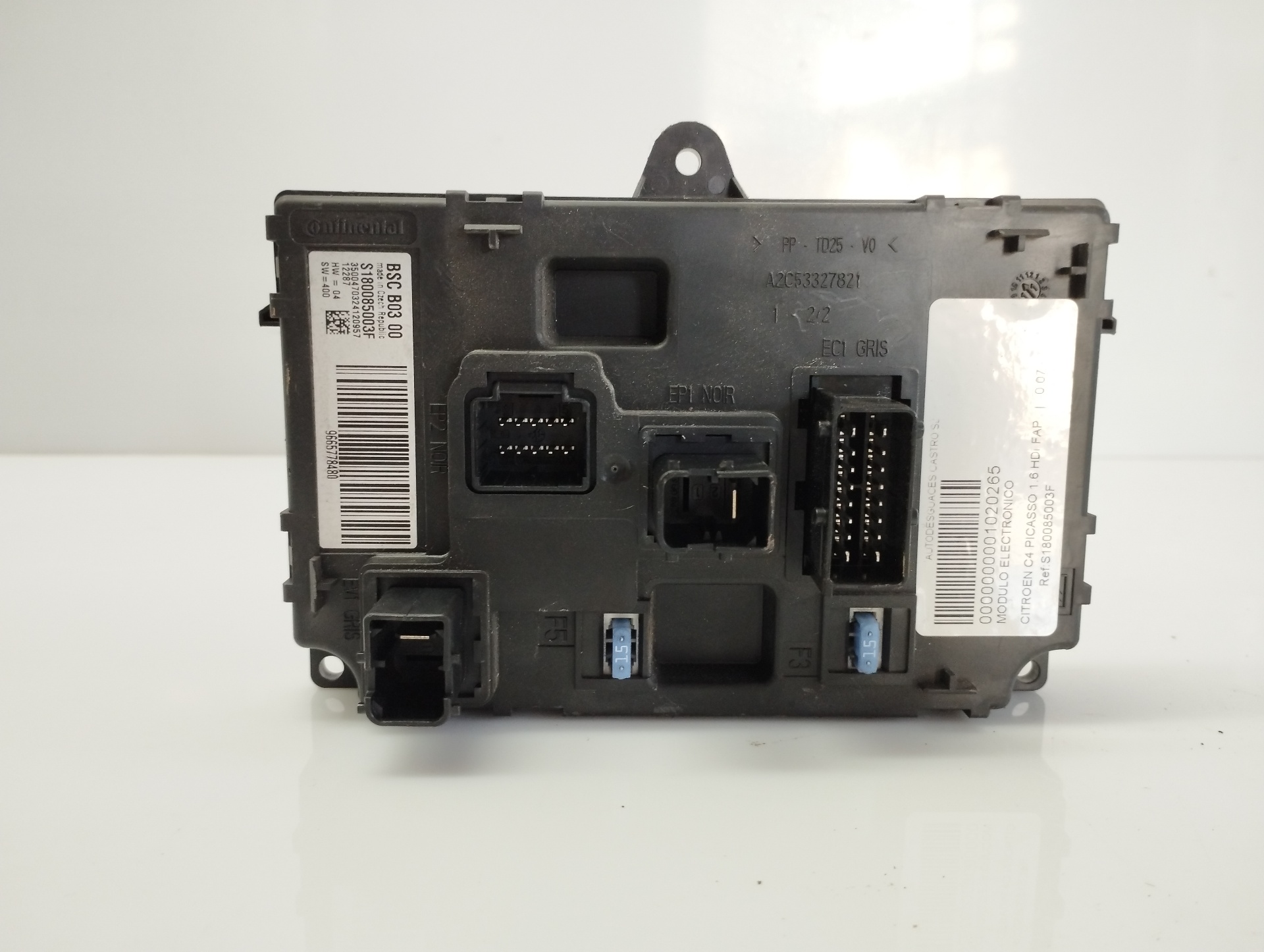 CITROËN C4 Picasso 2 generation (2013-2018) Other Control Units S180085003F, S180085003F 25227027