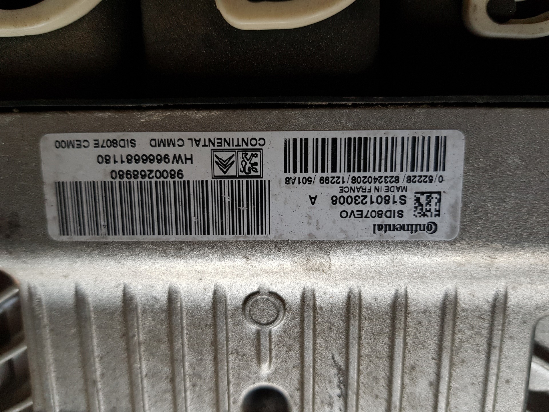 CITROËN C4 Picasso 2 generation (2013-2018) Блок керування двигуном ECU S180123008,S180123008,9800268980 25226968