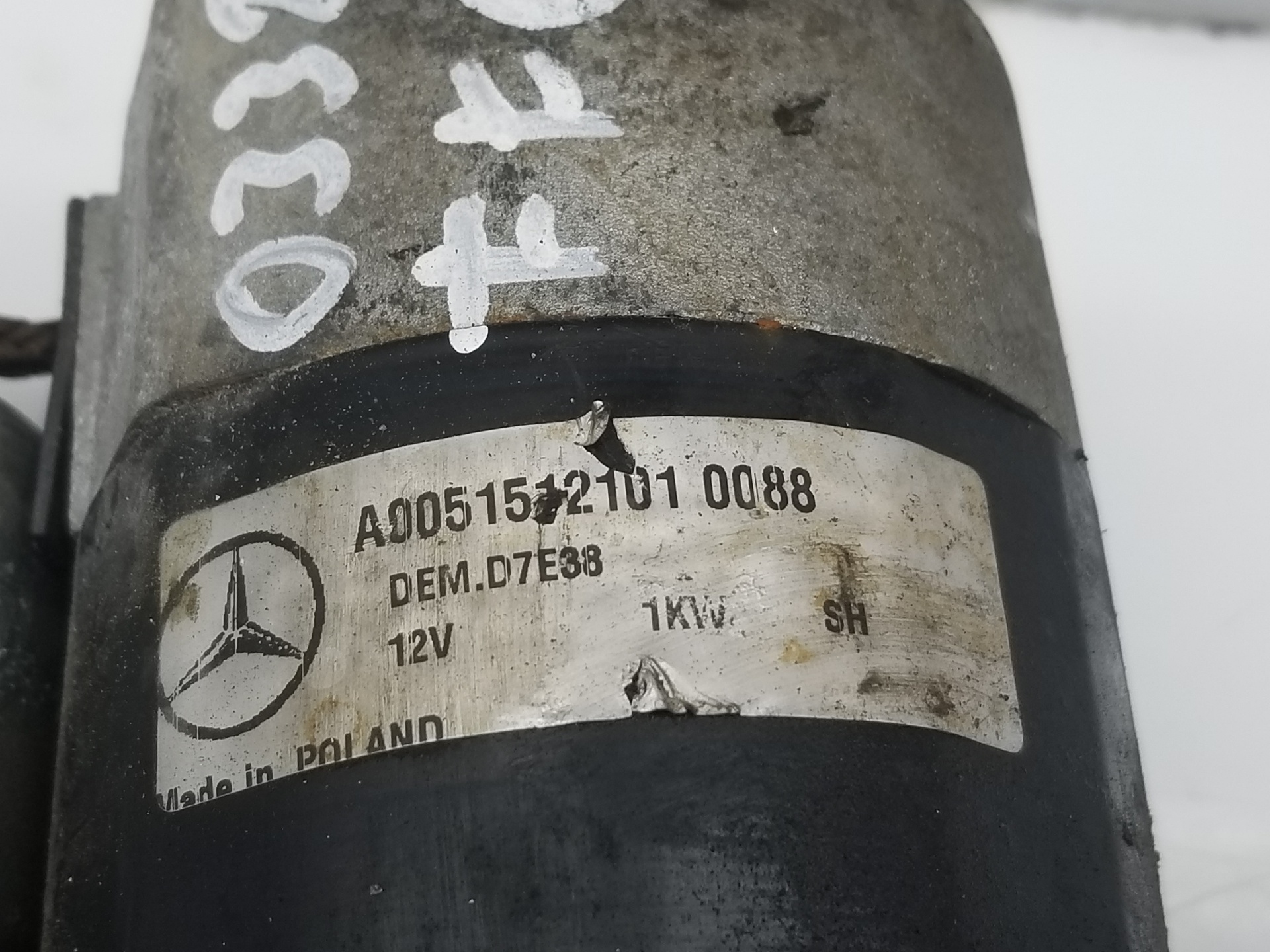 MERCEDES-BENZ A-Class W168 (1997-2004) Startmotor A0051512101, A0051512101 25229352