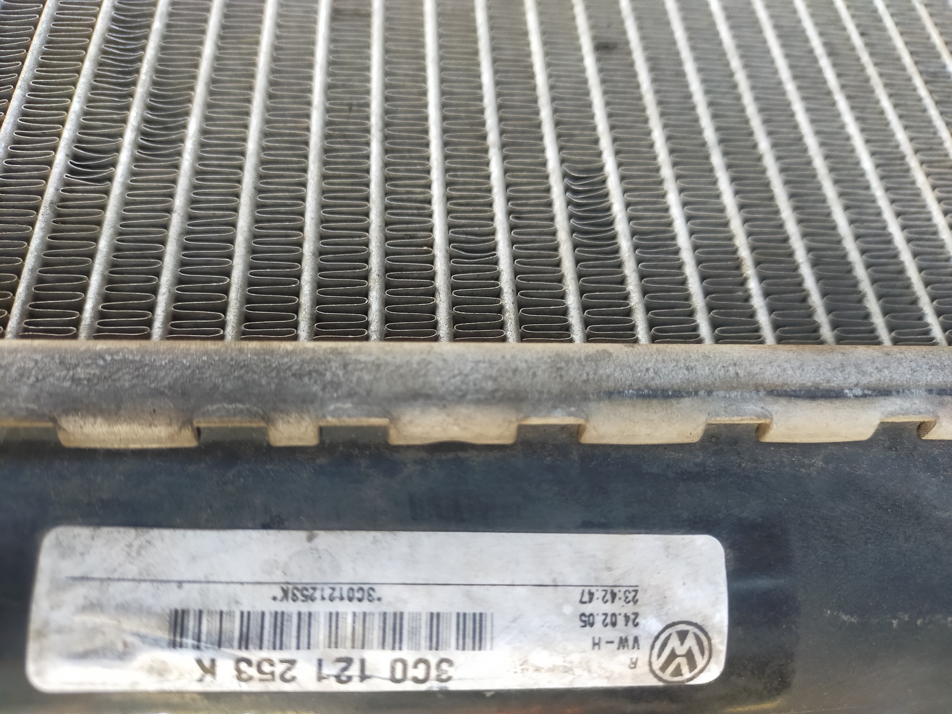 VOLKSWAGEN Golf 5 generation (2003-2009) Air Con Radiator 3C0121253K 20154375