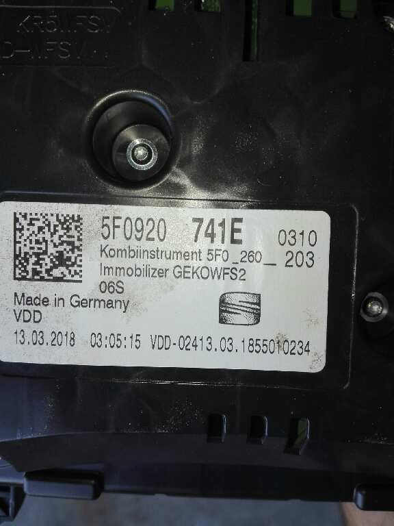 SEAT Leon 3 generation (2012-2020) Спідометр 5F0920741E,5F0920741E 18861087