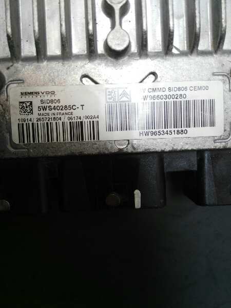 CITROËN C3 1 generation (2002-2010) Motorkontrollenhet ECU 5WS40285CT,HW9653451880 18893019