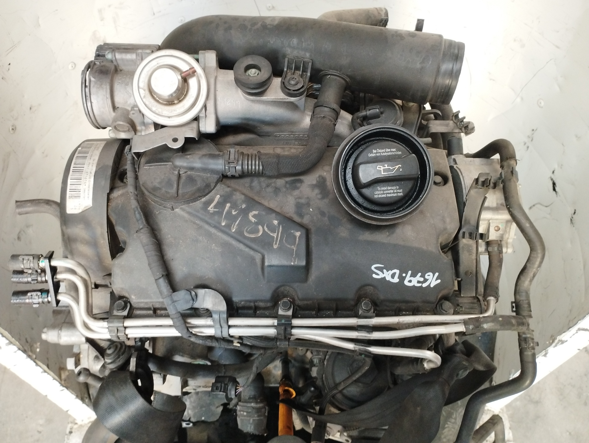 SEAT Leon 2 generation (2005-2012) Engine BKC 25237742
