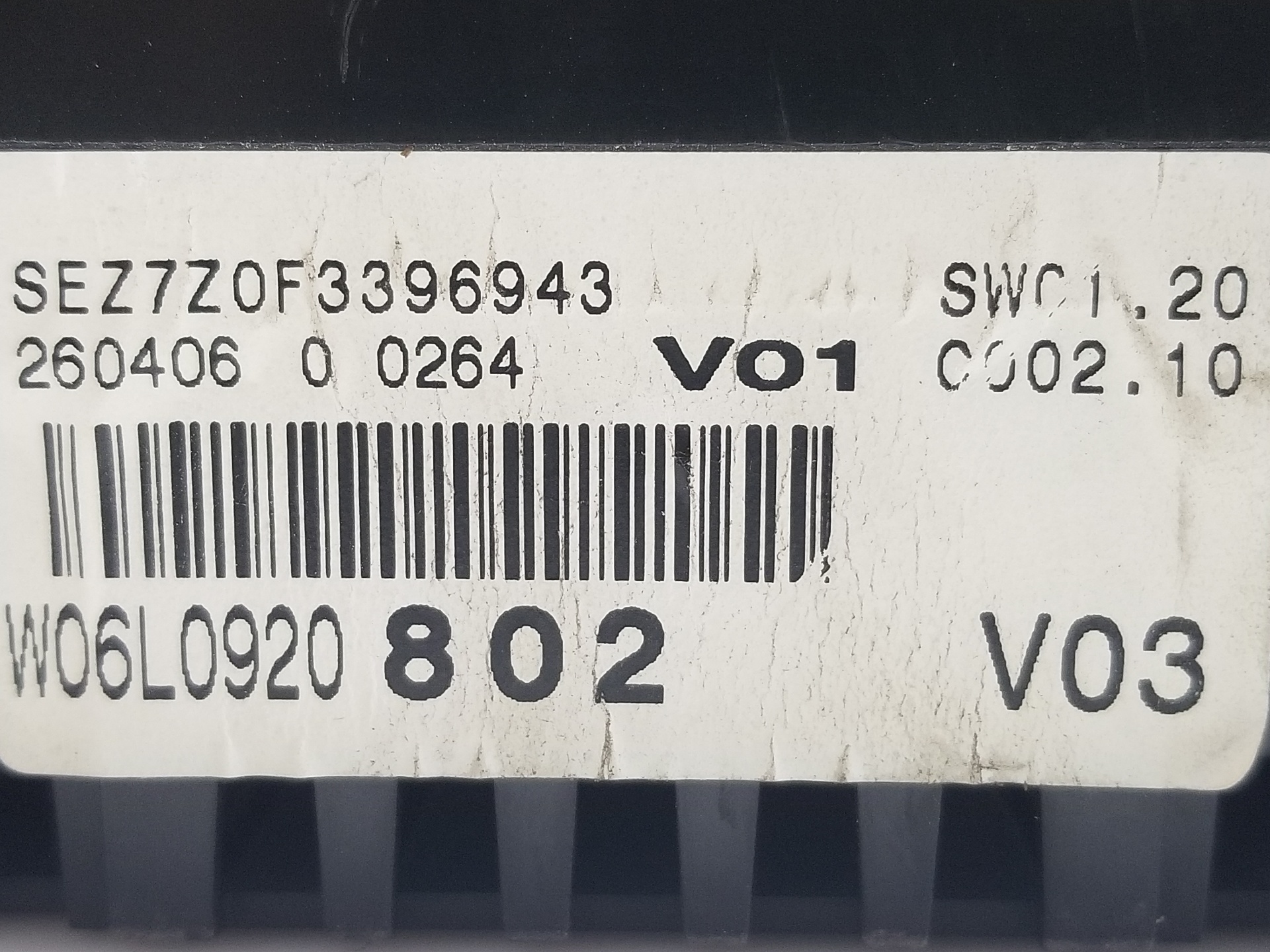 SEAT Leon 1 generation (1999-2005) Спидометр 06L0920802,110080104028A,06L0920802 25958096