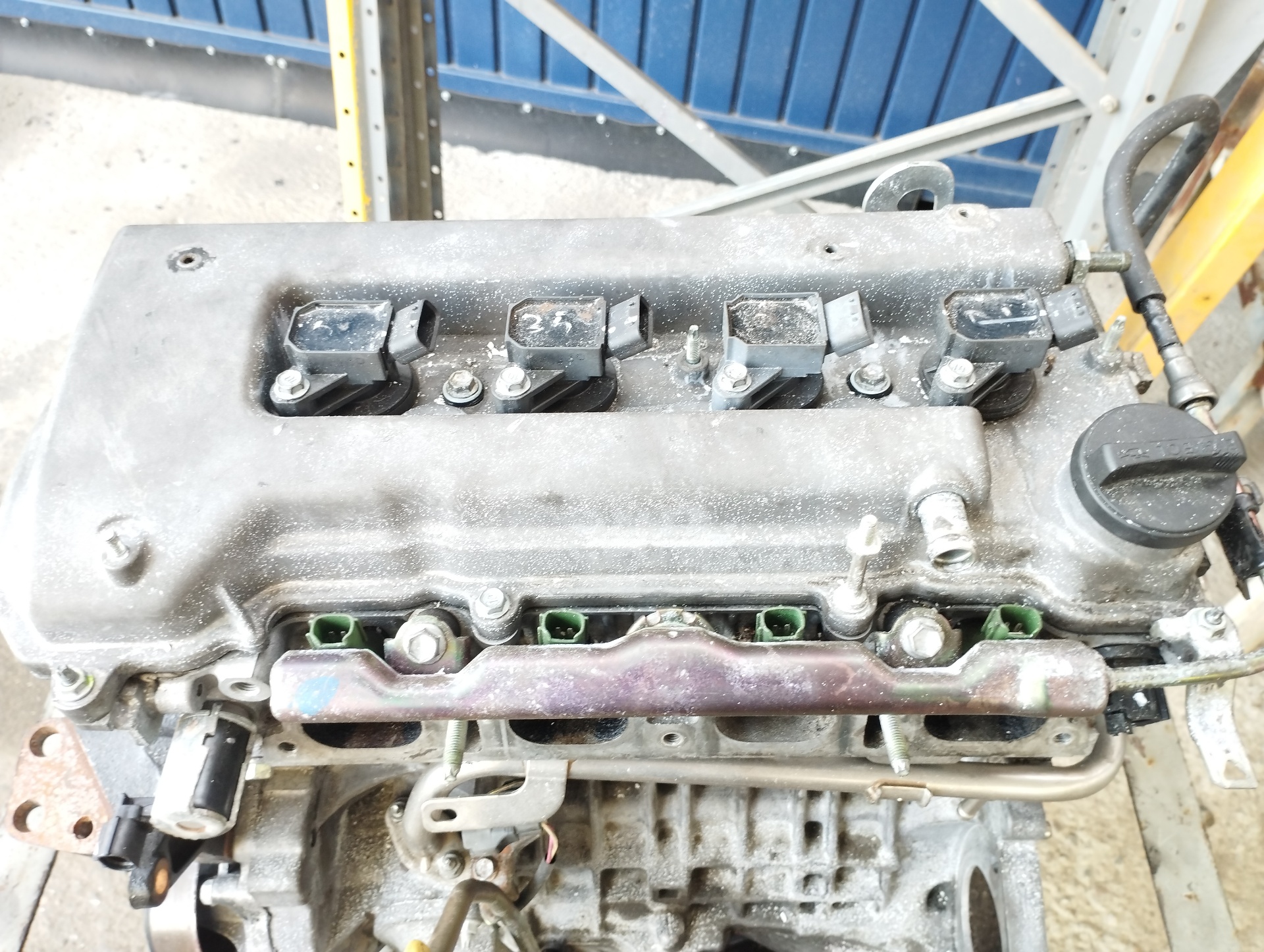 TOYOTA Avensis 2 generation (2002-2009) Motorens sylinderhode 1ZZFE 25238216