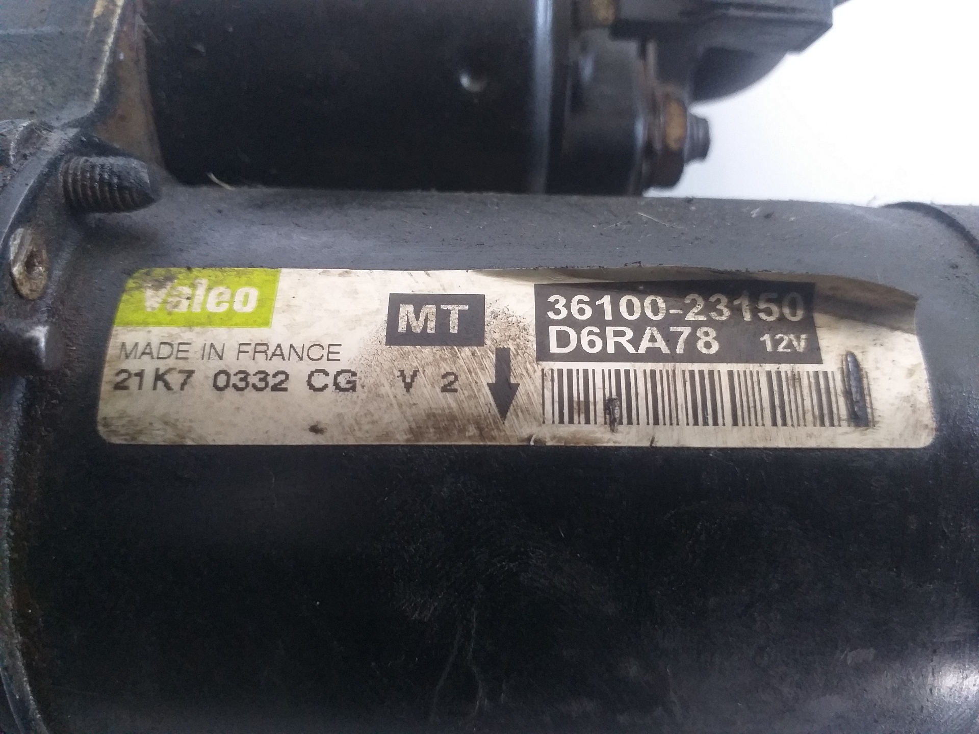 PEUGEOT RD (1 generation) (1996-2002) Starter Motor 3610023150,3610023150 23033035