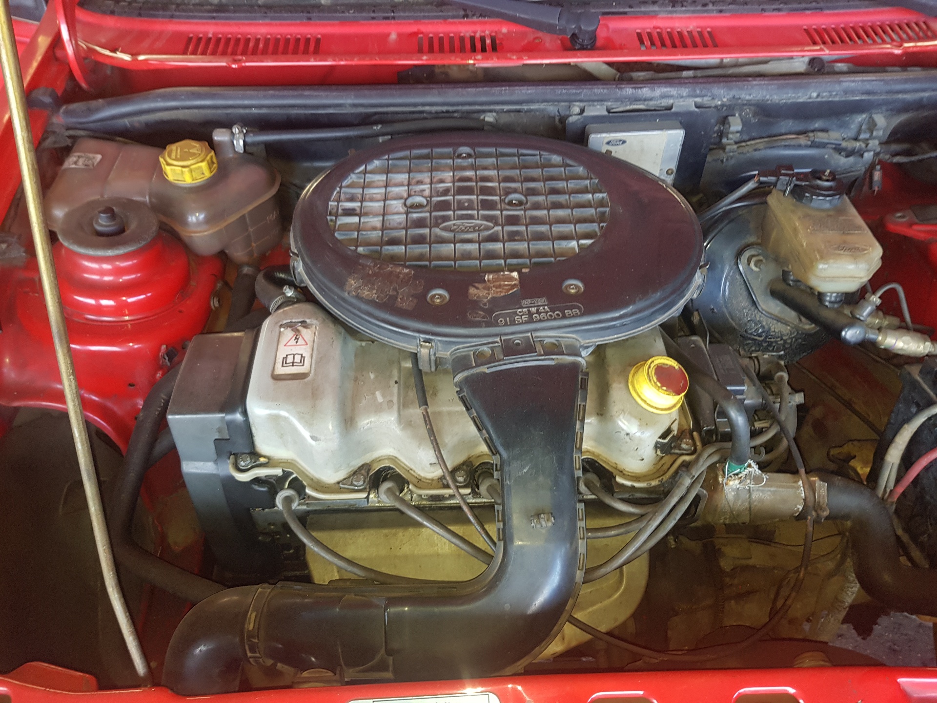 FORD Fiesta 3 generation (1989-1996) Двигатель FUJ 25075910