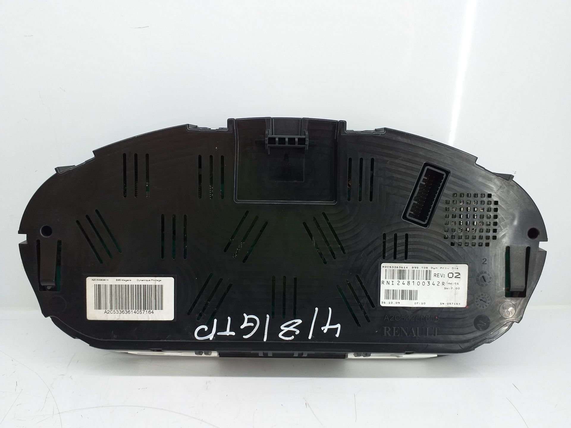 RENAULT DS3 1 generation (2010-2015) Speedometer A2C53363614 25957847