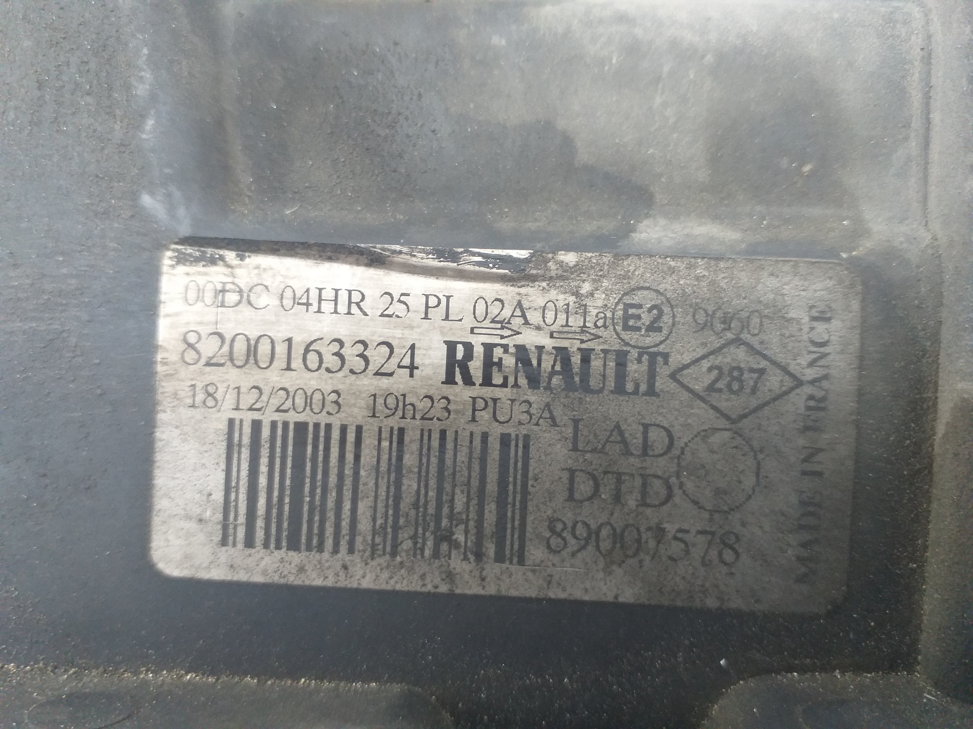 RENAULT Laguna 2 generation (2001-2007) Far dreapta față 8200163324,8200163324 18950182