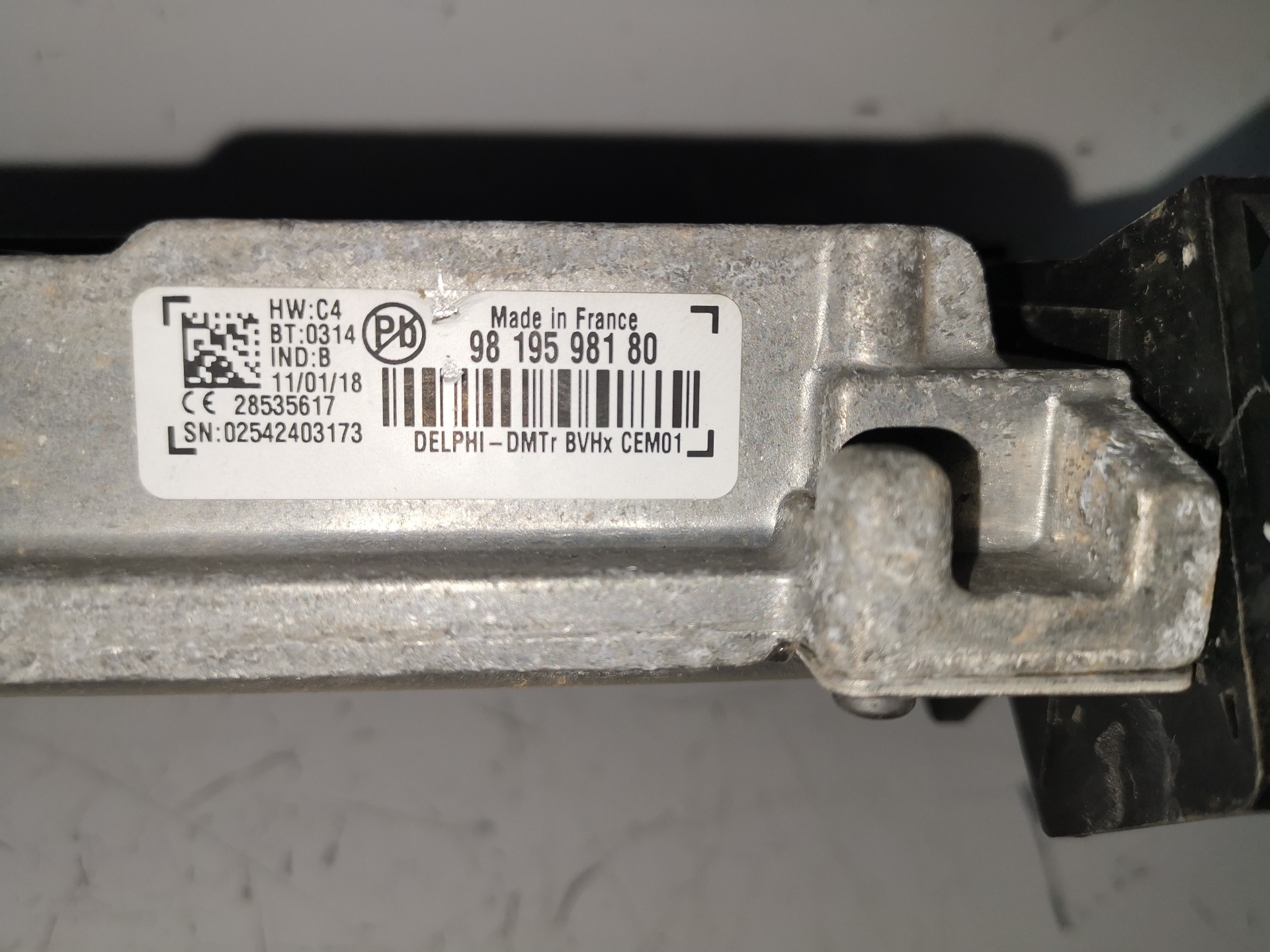 CITROËN C4 Picasso 2 generation (2013-2018) Muut ohjausyksiköt 9819598180 25237189