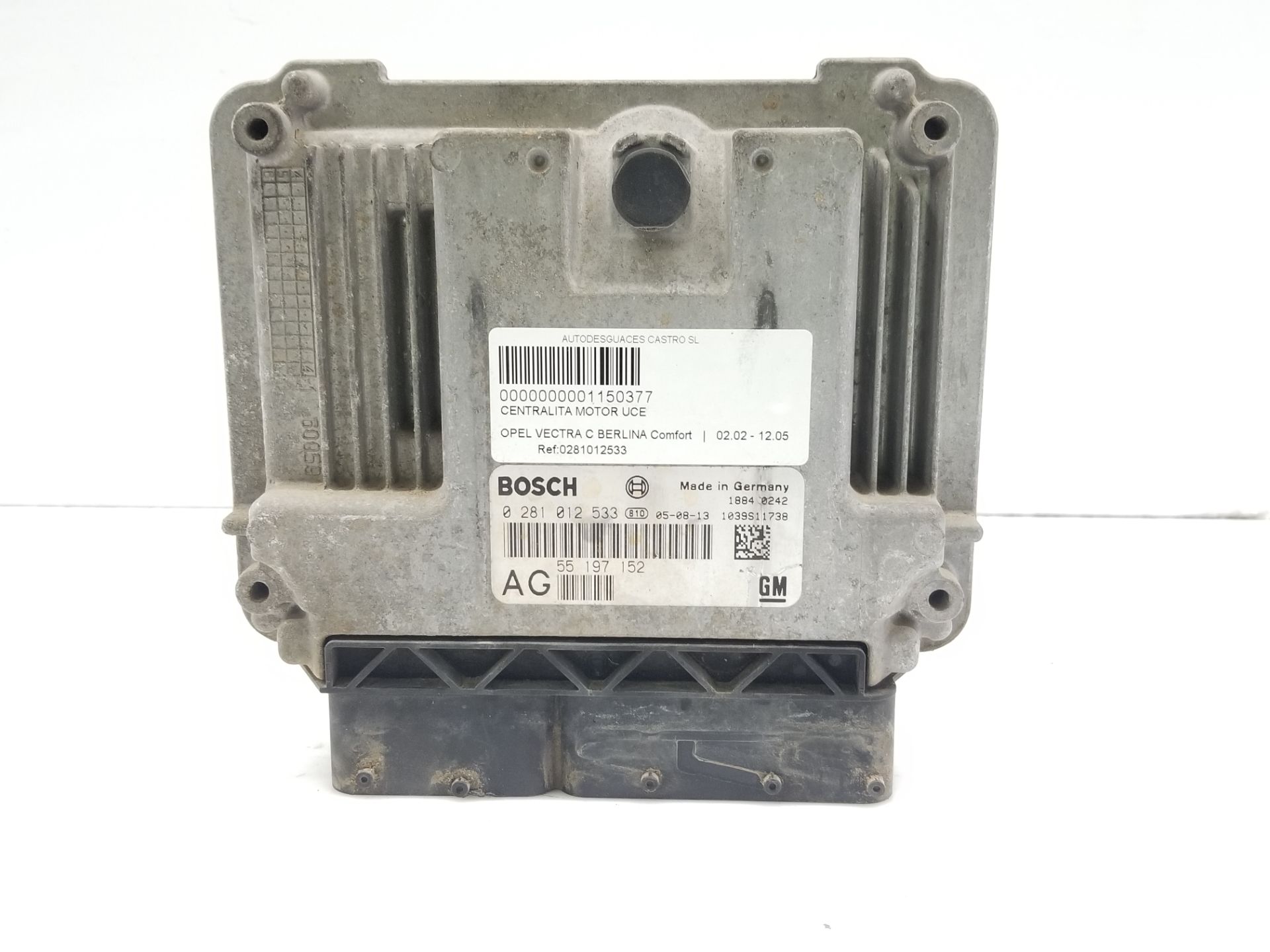 Centralita motor uce Z19DT 0281012533 de Opel Vectra 2002-2005 - pieza usada
