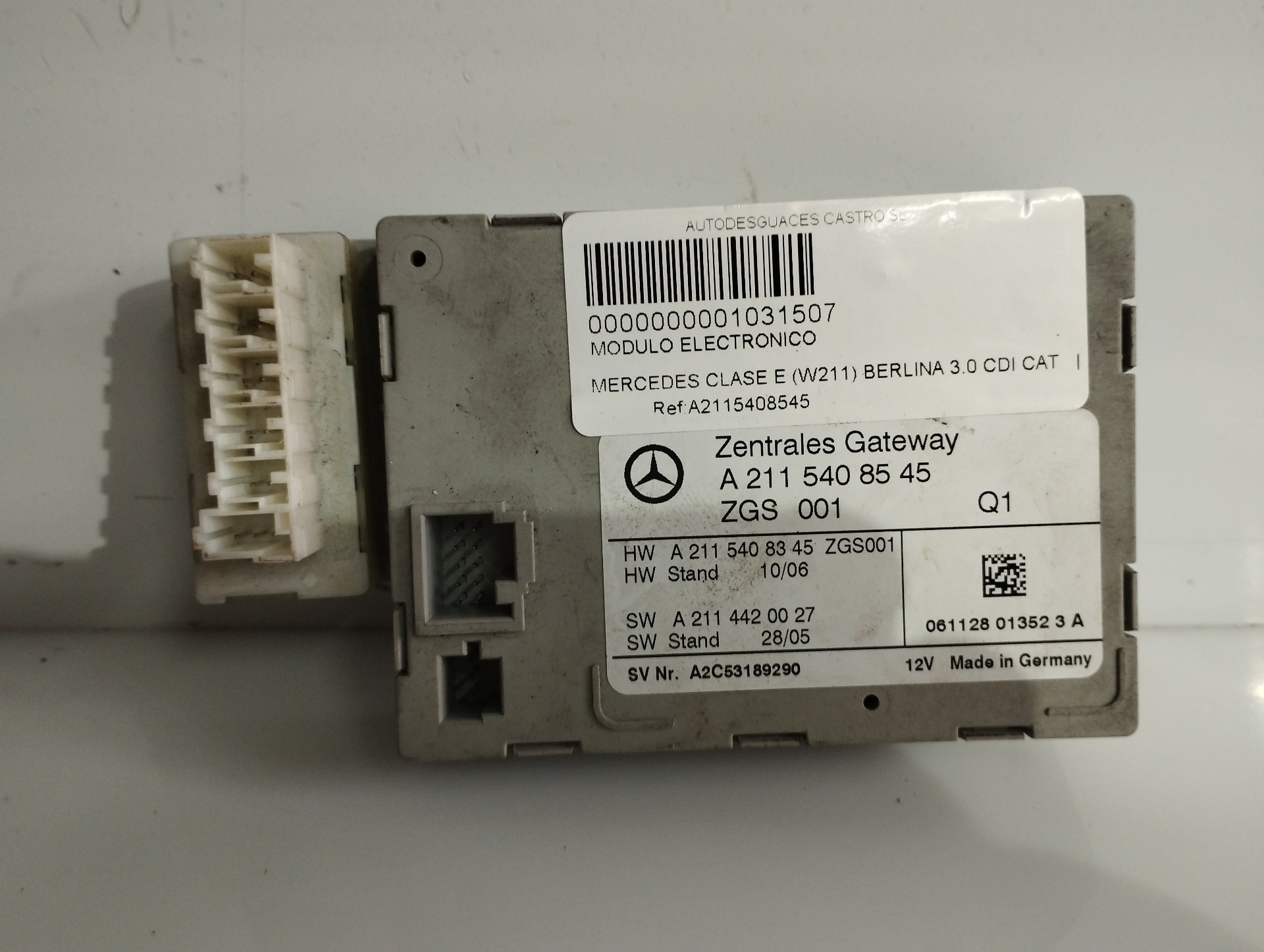 MERCEDES-BENZ E-Class W211/S211 (2002-2009) Other Control Units A2115408545,A2115408545 20154097