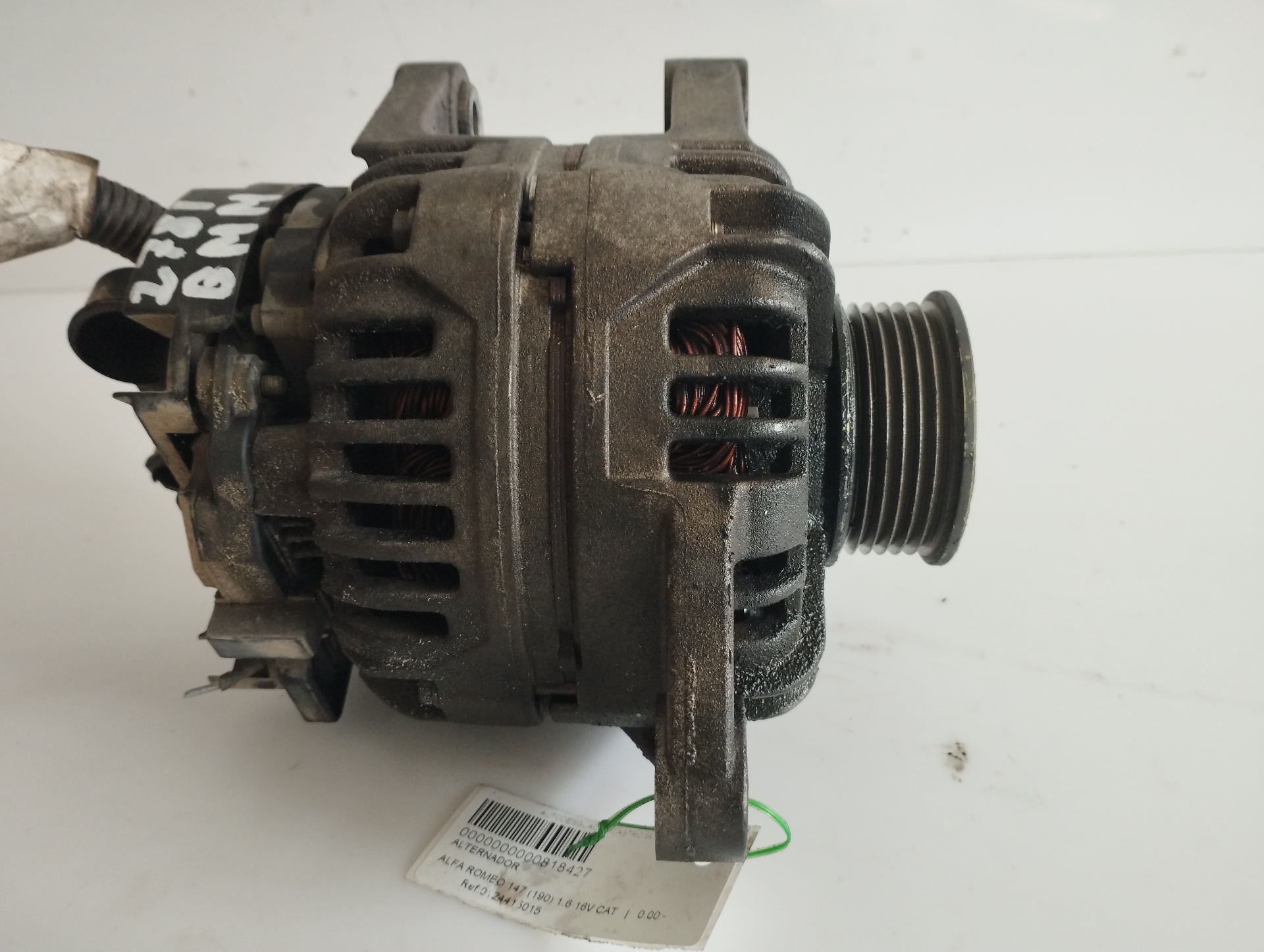 ALFA ROMEO 147 2 generation (2004-2010) Alternator 0124415015 18990389