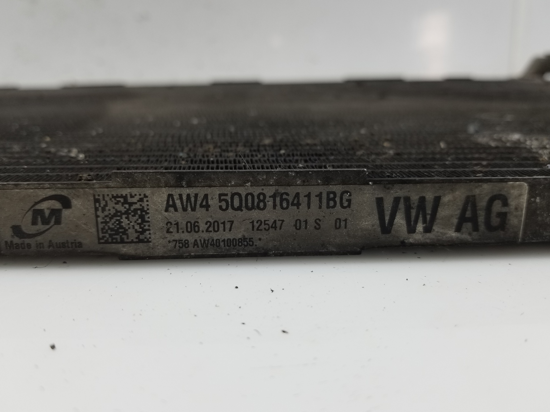 SEAT Ateca 1 generation (2016-2024) Ilmastointijäähdytin 5Q0816411BG, 5Q0816411BG 25237488