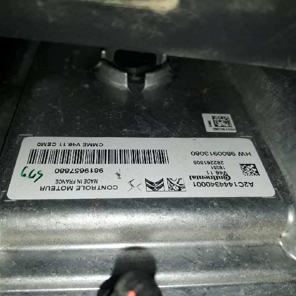 CITROËN C3 2 generation (2009-2016) Engine Control Unit ECU 9819657880, 9819657880 18973836