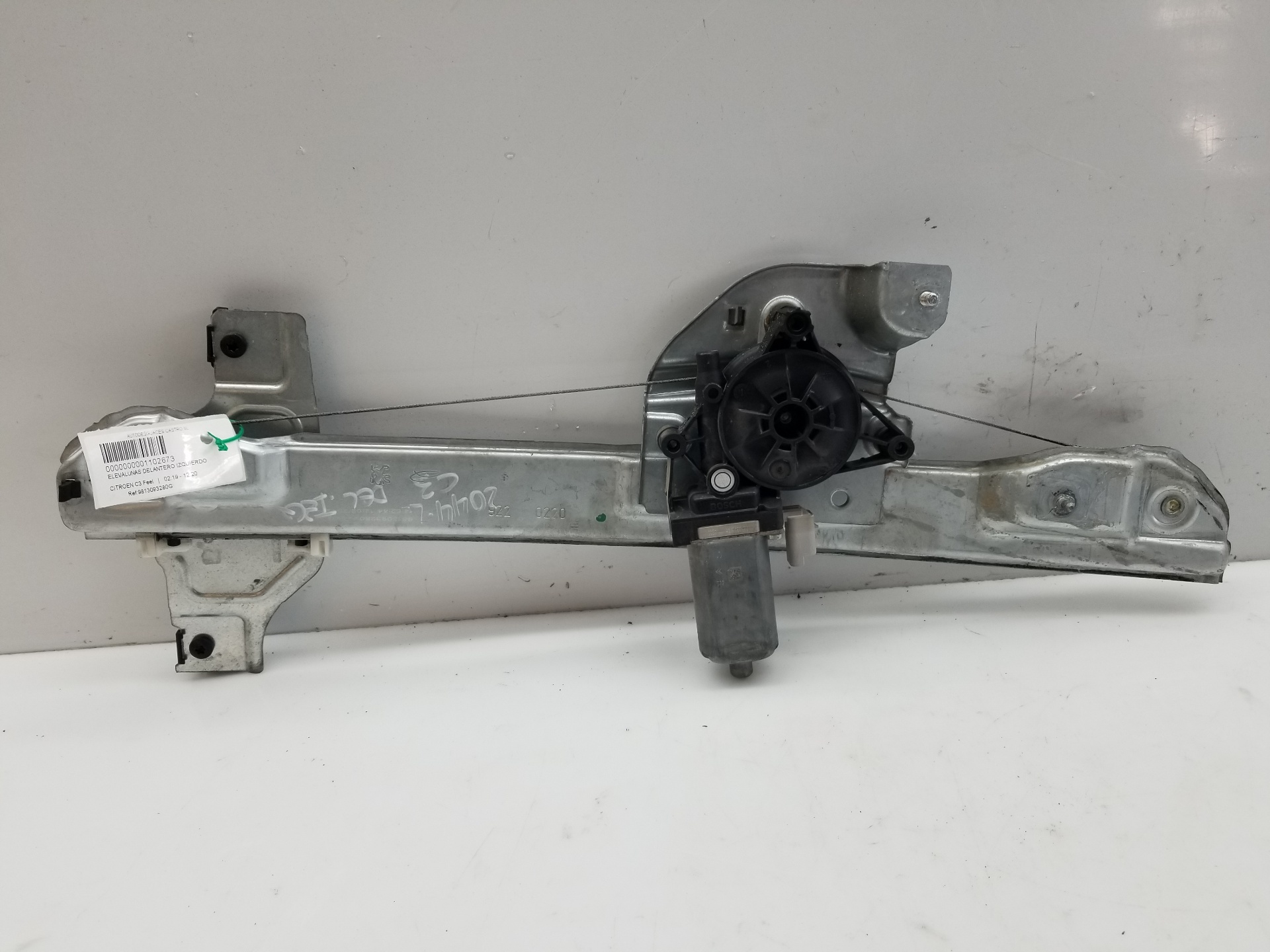 CITROËN C3 1 generation (2002-2010) Front Left Door Window Regulator 9813093280G,9813093280G 25558265