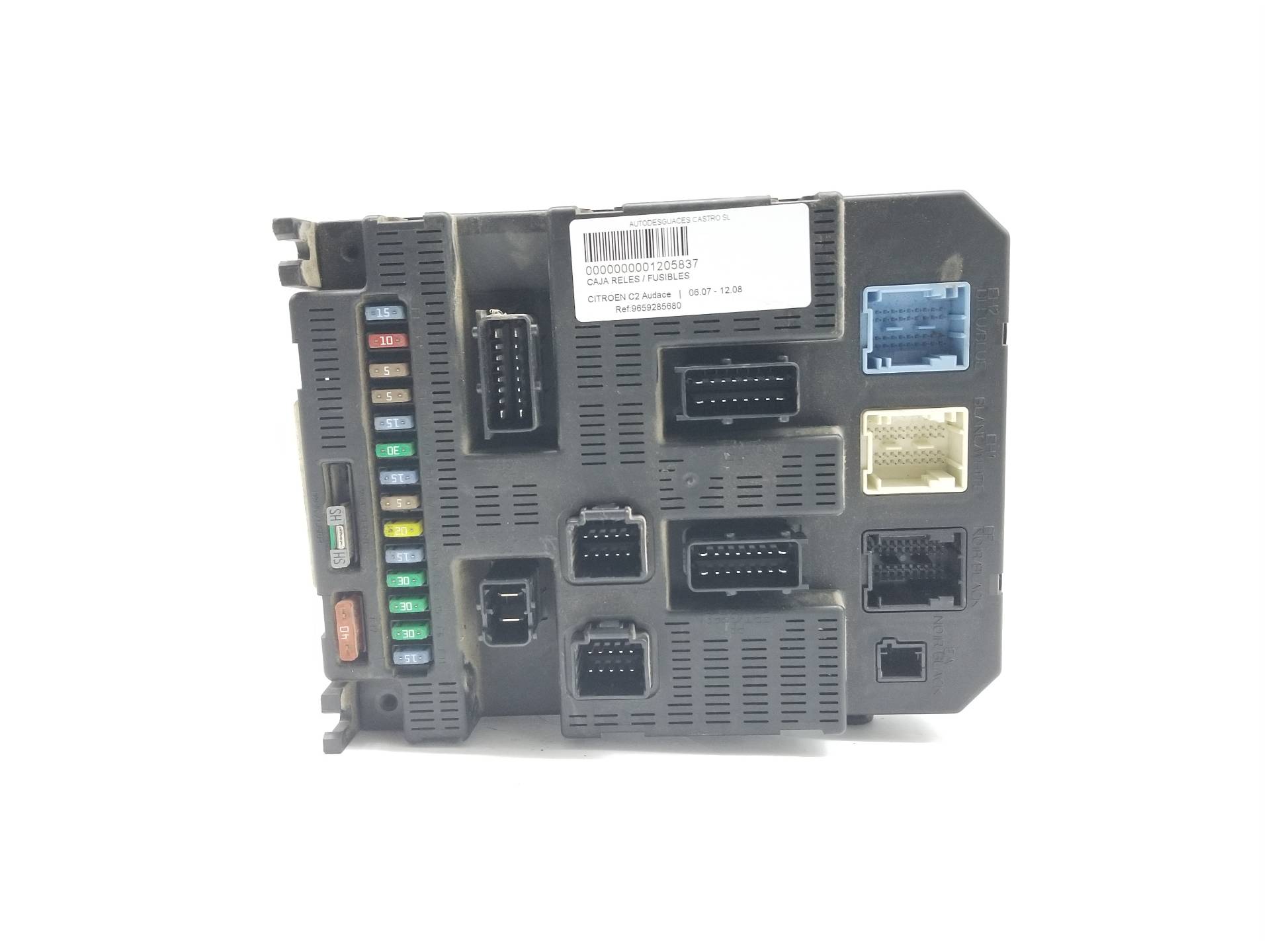 Scatola relè / fusibili 9659285680 Citroen C2 2007-2008