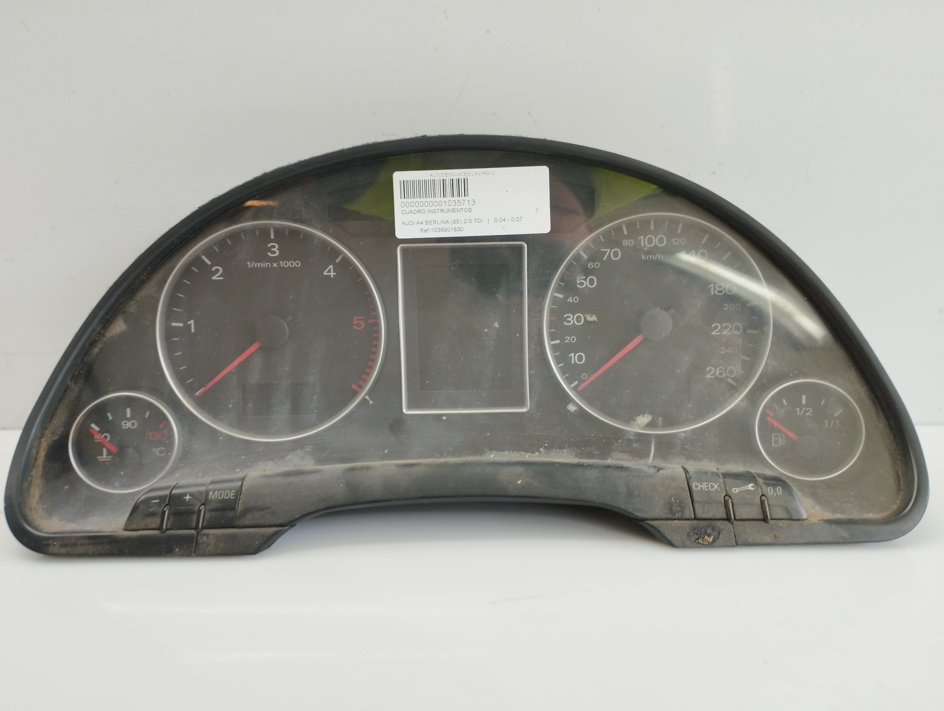 AUDI A4 B7/8E (2004-2008) Спідометр 1036901830,1036901830 24604946