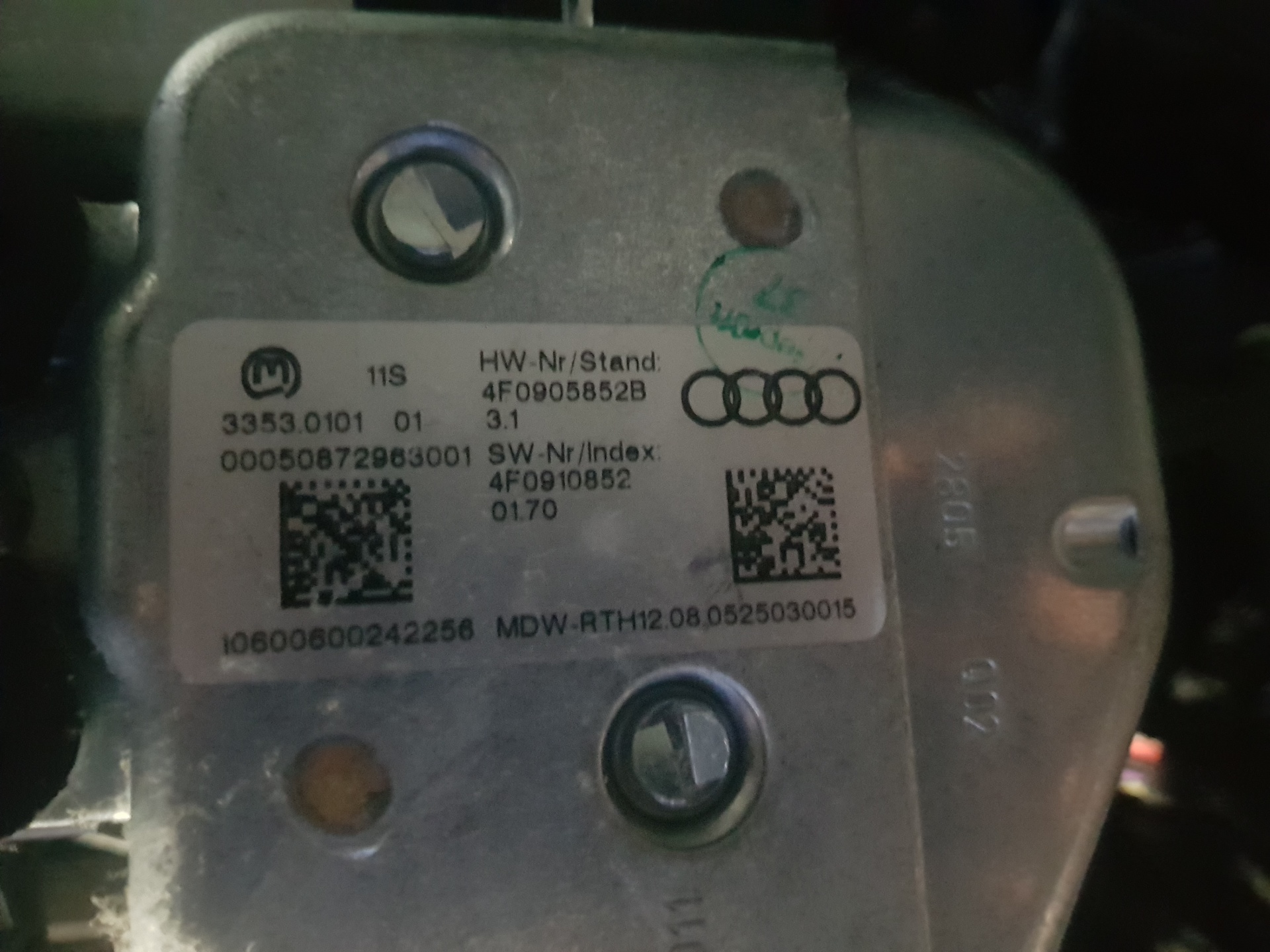 AUDI A6 C6/4F (2004-2011) Other part 4F0905852B 25238979