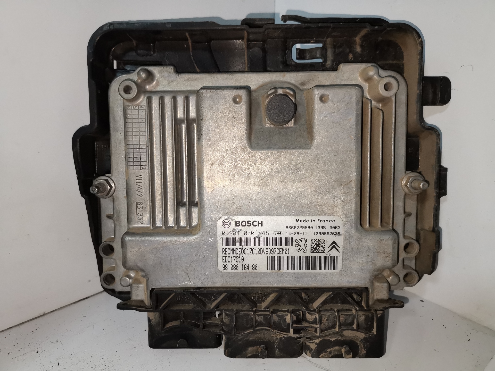 CITROËN C4 Cactus 1 generation (2014-2024) Блок керування двигуном ECU 0281030548 25798823