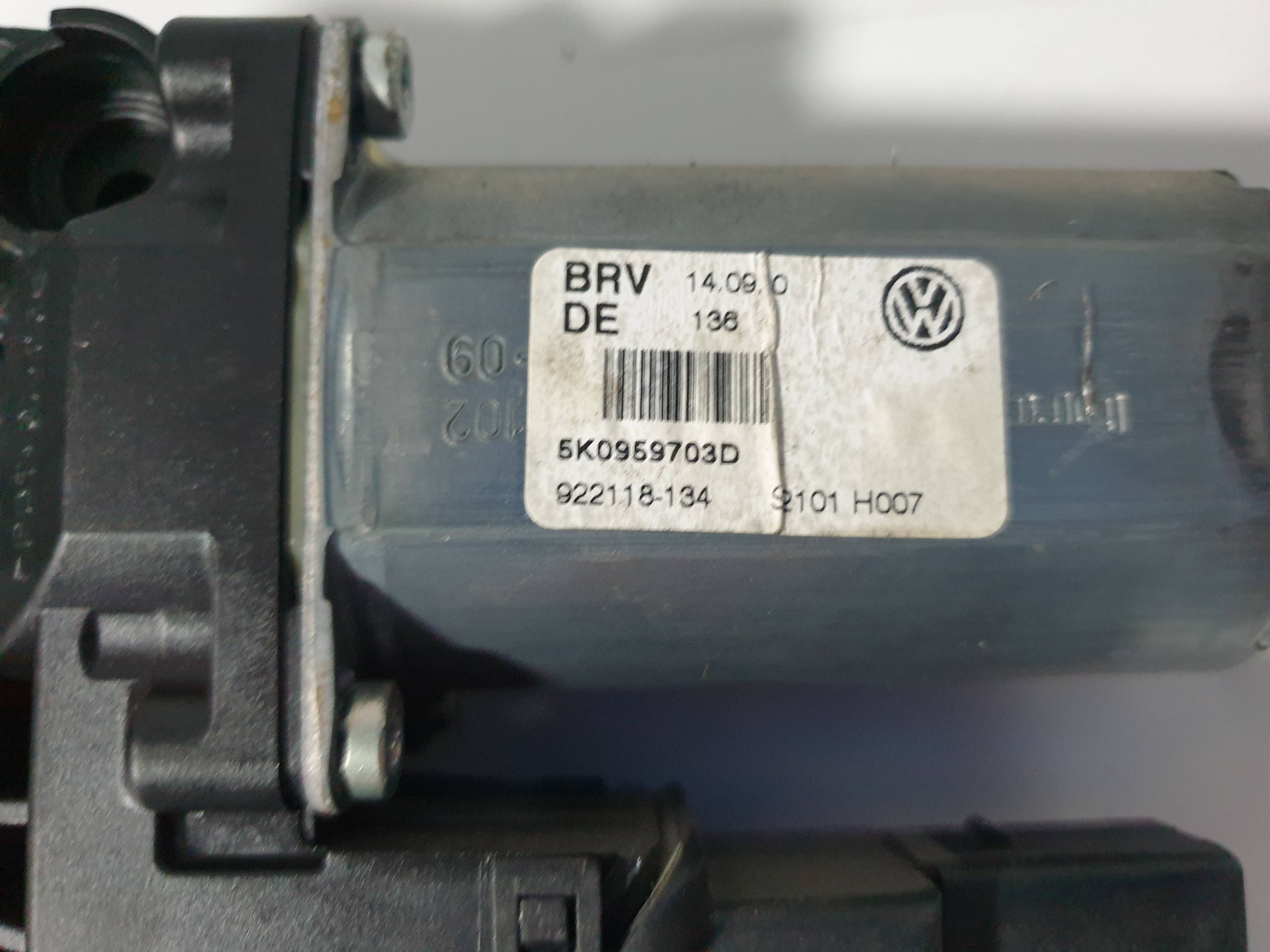 VOLKSWAGEN Golf 6 generation (2008-2015) Rear Left Door Window Control Motor 5K0959703D, 5K0959794, 0130821430 23749088