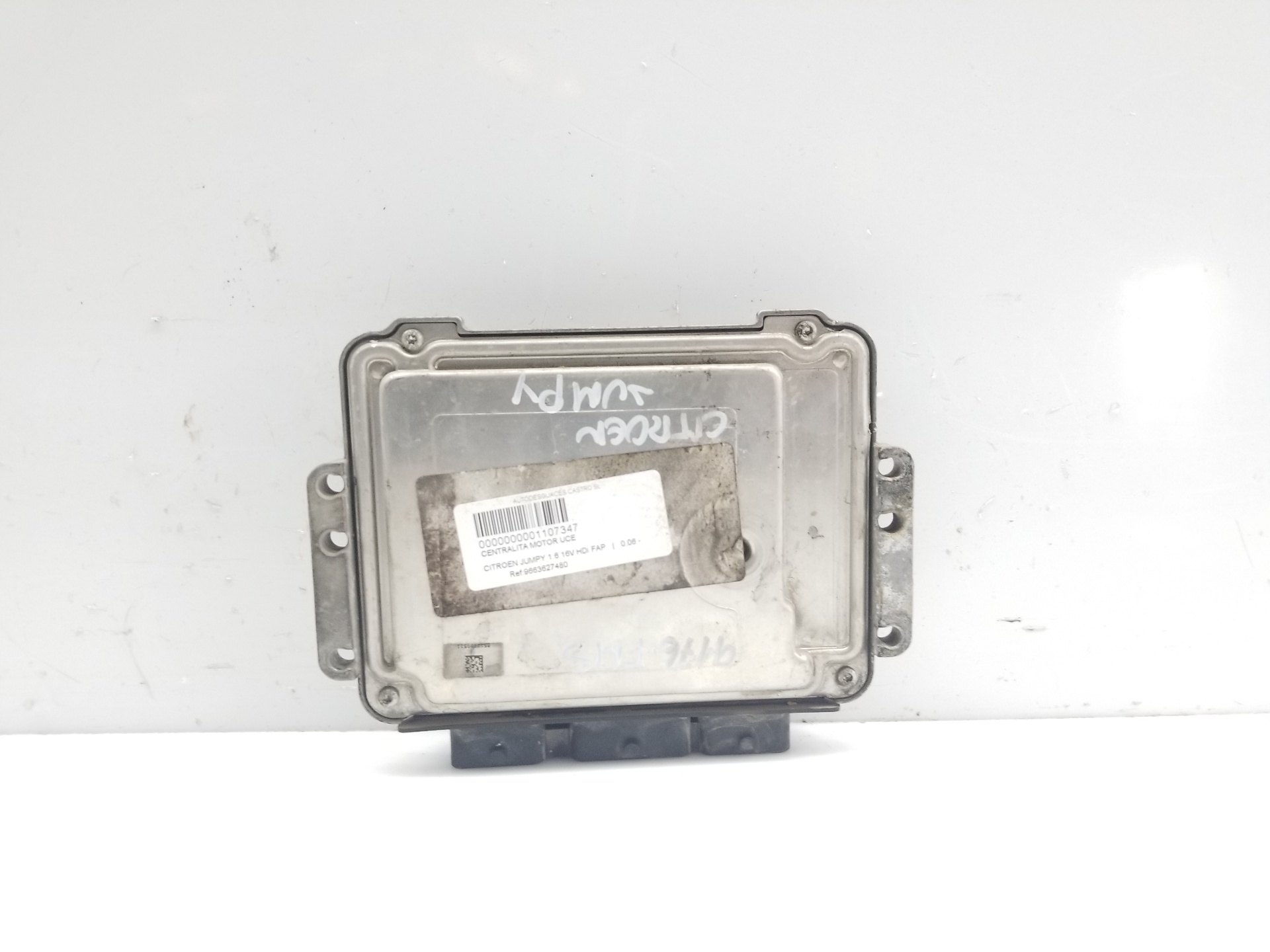 CITROËN Jumpy 2 generation (2007-2016) Engine Control Unit ECU 9663627480,9663627480,0281012982 25235271