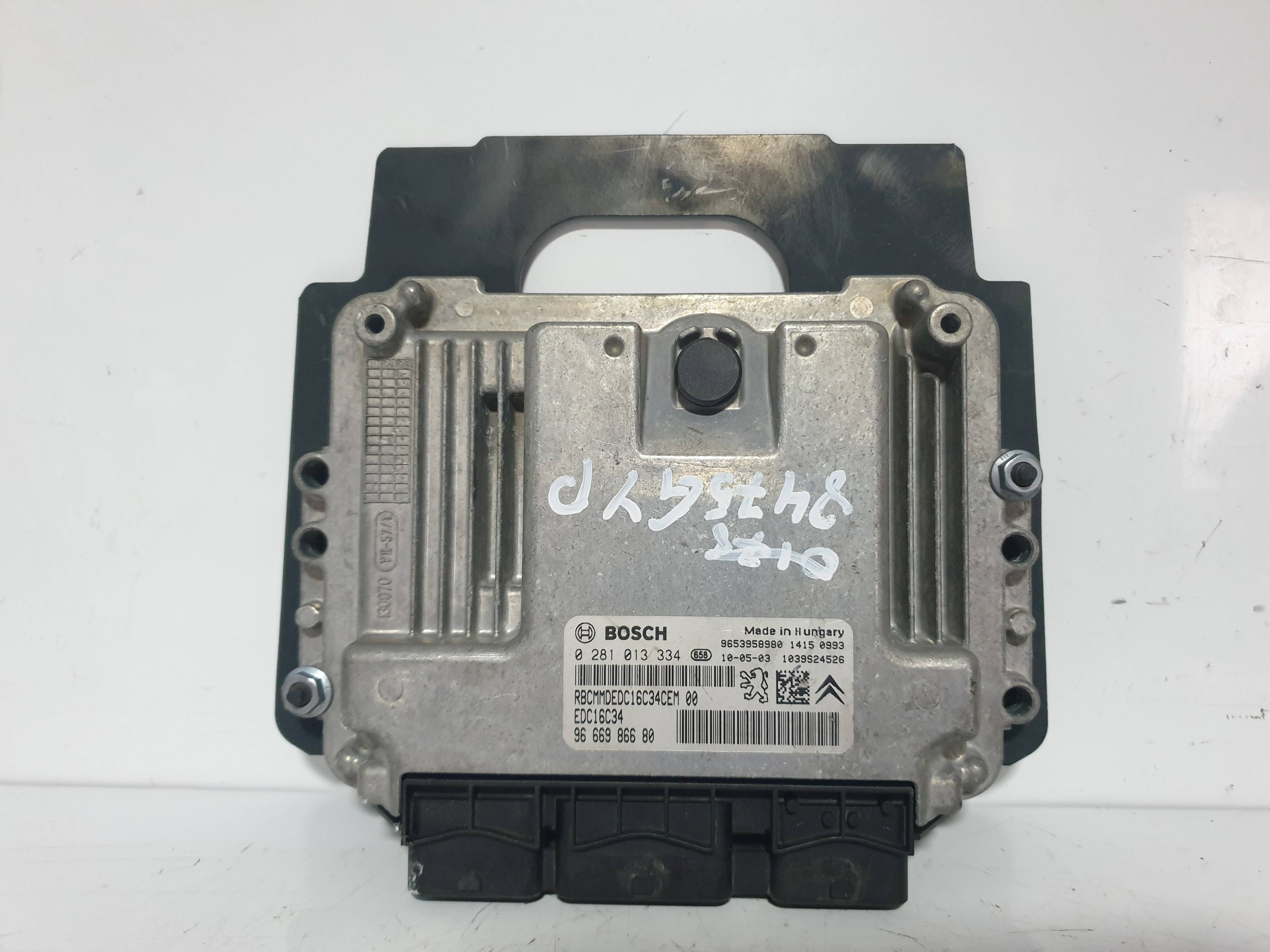 CITROËN C4 Picasso 1 generation (2006-2013) Engine Control Unit ECU 0281013334,9666986680 20153748