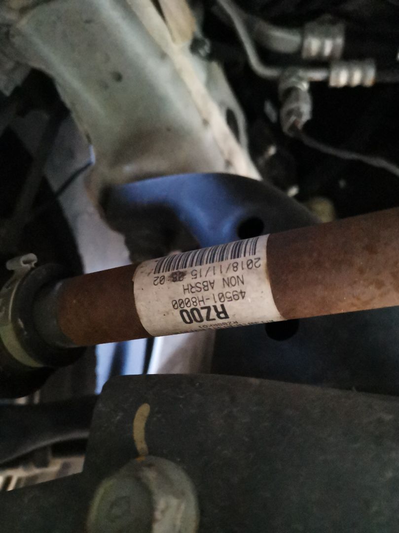 Semiasse anteriore destra G4LA 49501H8000 Kia Rio 2016-2018