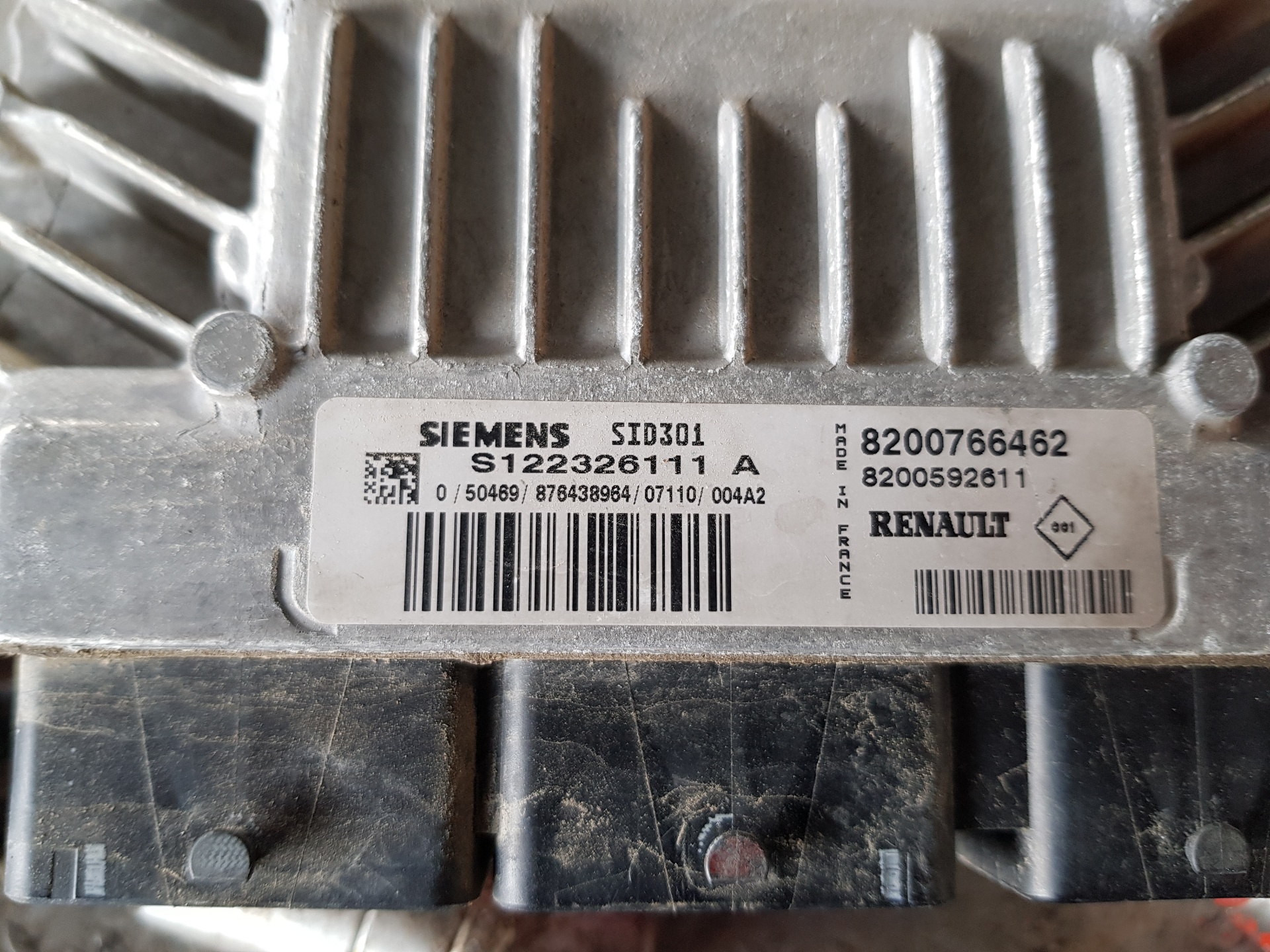 RENAULT Megane 2 generation (2002-2012) Engine Control Unit ECU 8200766462,8200766462,S122326111A 25958584