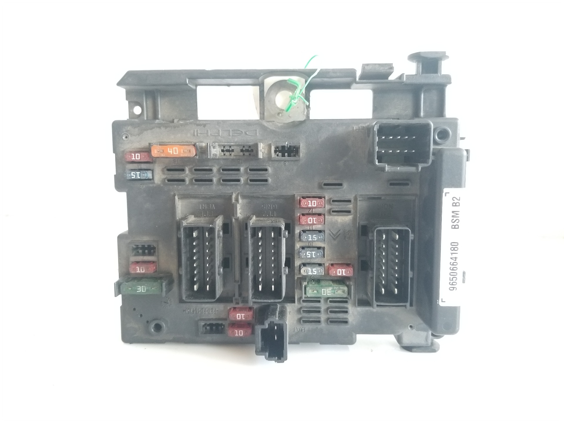 PEUGEOT 206 1 generation (1998-2009) Fuse Box 9650664180 26587930