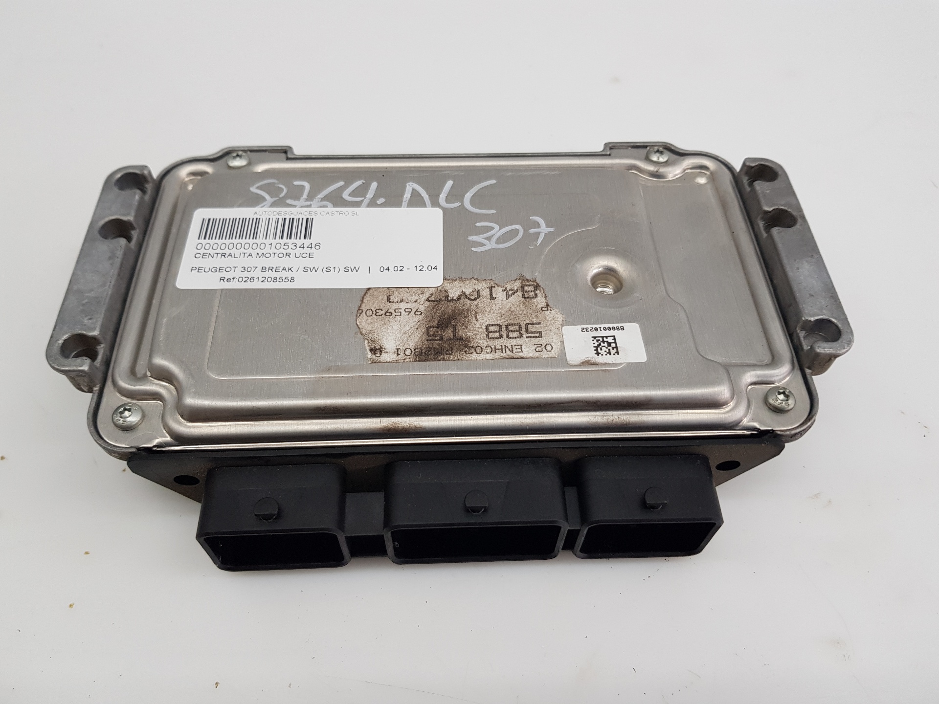 SKODA 307 1 generation (2001-2008) Unitate de control motor 0261208558,0261208558,9659306580 19002026