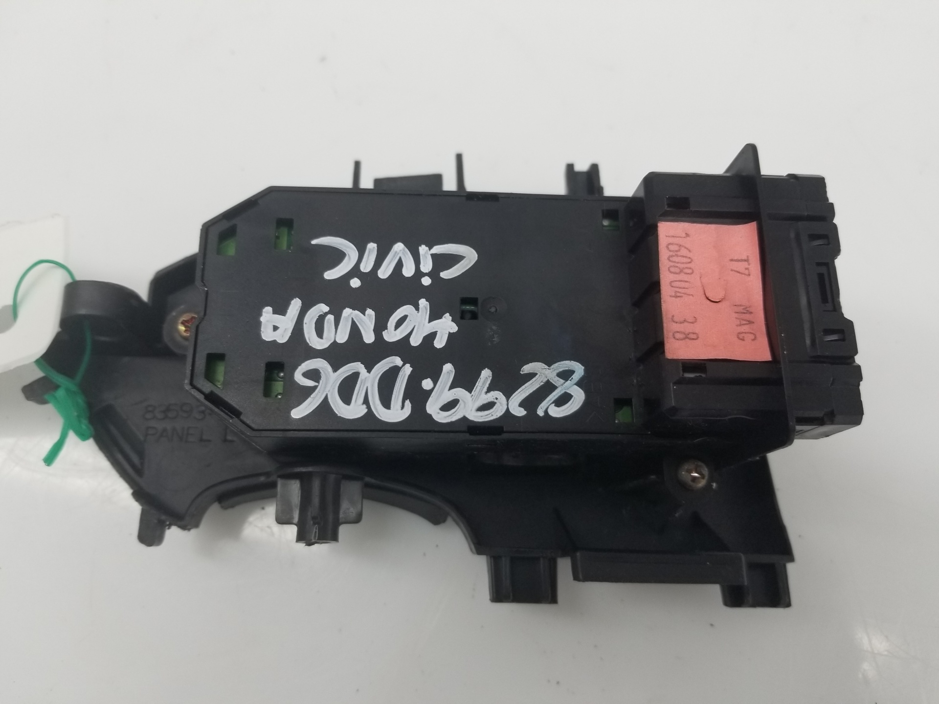 HONDA Civic 7 generation (2000-2005) Commutateur de fenêtre de porte avant gauche 35750S5SG31, 35750S5SG31 25234385