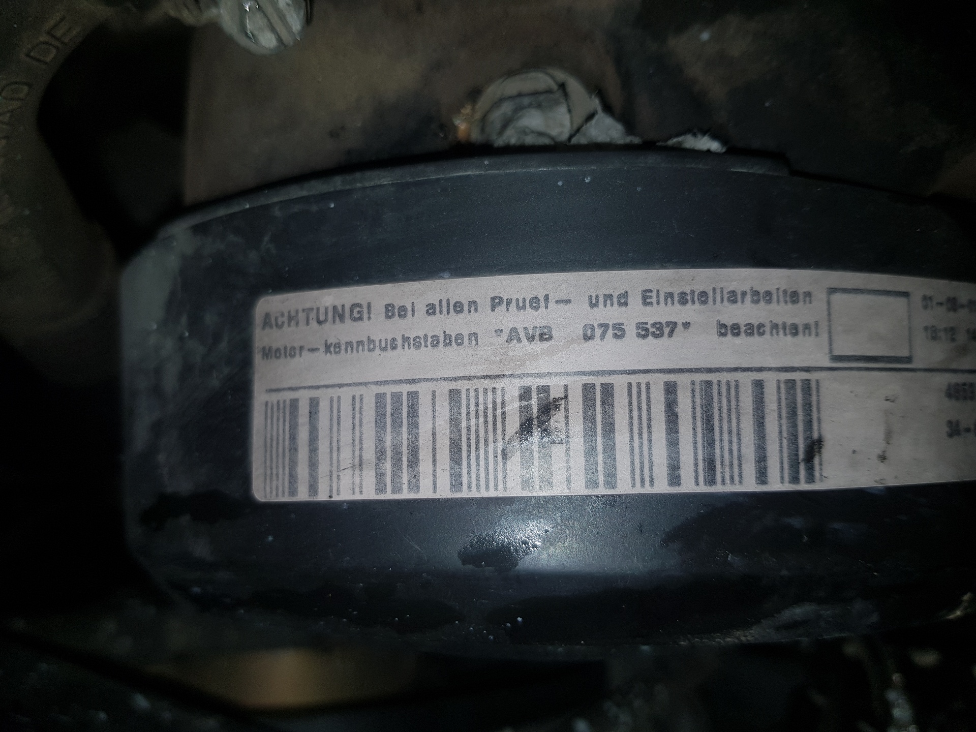 VOLKSWAGEN Passat B5 (1996-2005) Motor AVB, AVB 20154129