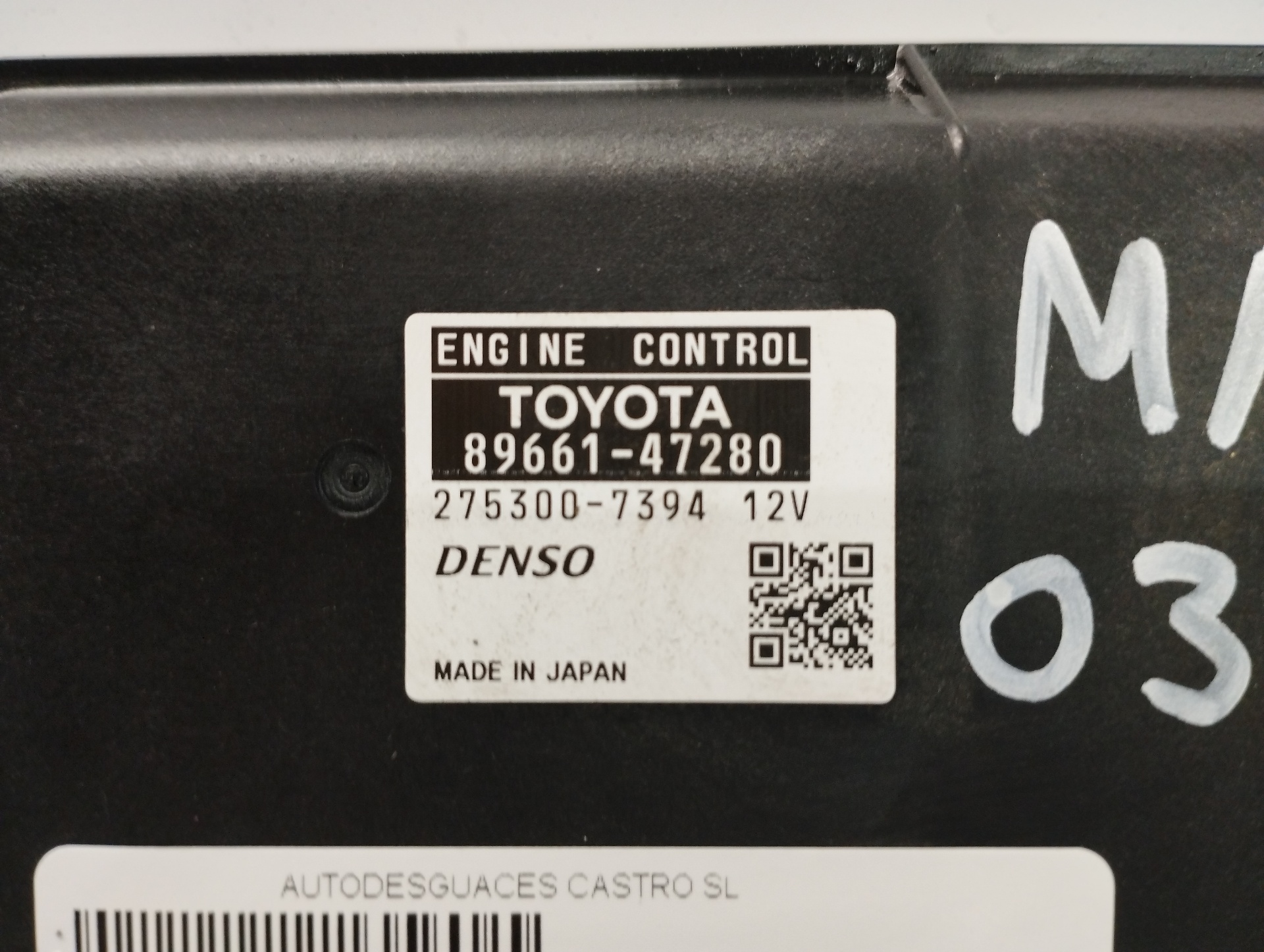 SKODA Prius 3 generation (XW30) (2009-2015) Unitate de control motor 8966147280, 8966147280 20153953