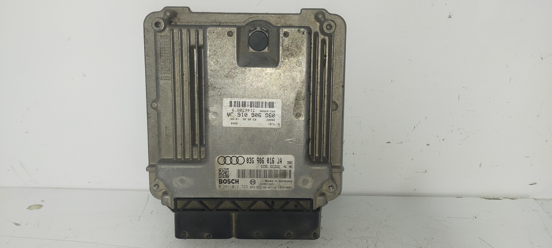 AUDI A4 B6/8E (2000-2005) Motorkontrolenhed ECU 03G906016JA, 0281012723 18944614