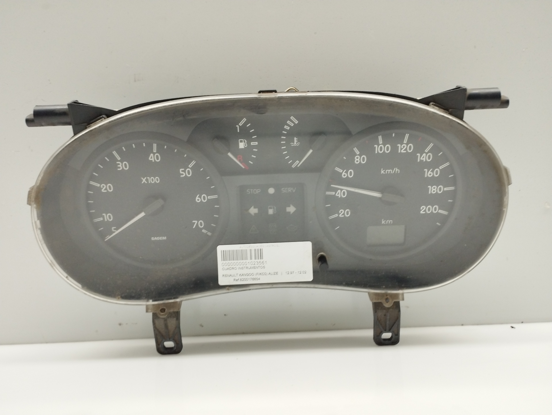 RENAULT Kangoo 1 generation (1998-2009) Speedometer 8200176654, 8200176654 24604942