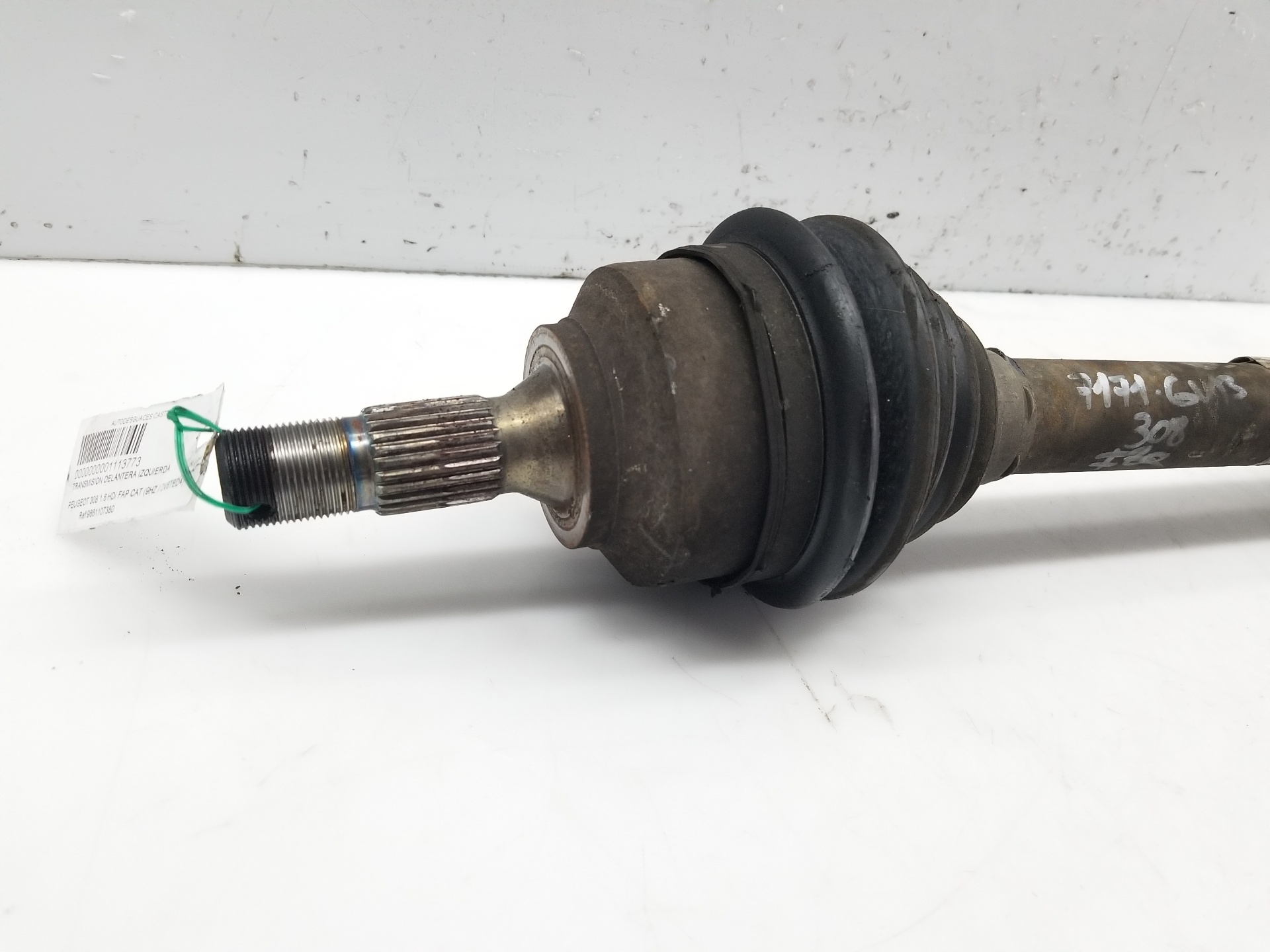 PEUGEOT 308 T7 (2007-2015) Arbre de transmission avant gauche 9661107380, 9661107380 25237678