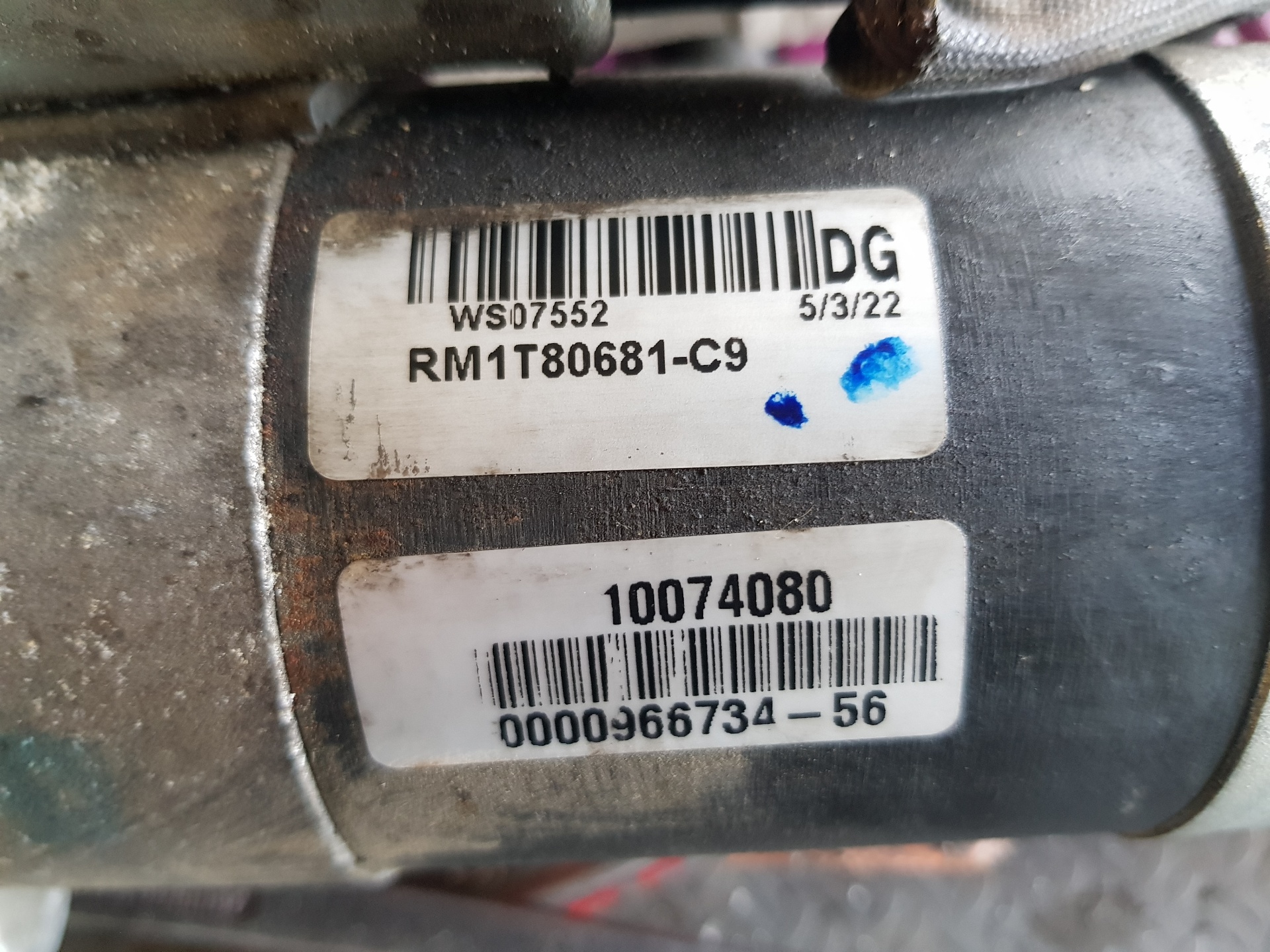 RENAULT Ducato Startmotor WS07552,0000966734 23035960