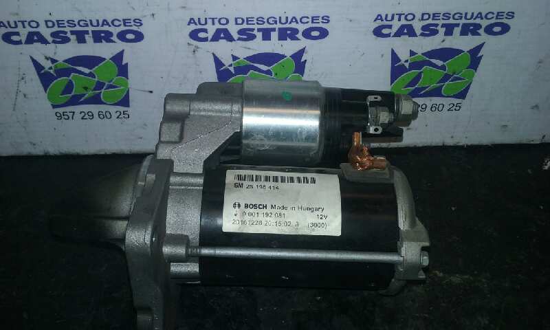 OPEL Corsa D (2006-2020) Starter Motor 0001192081 18827920