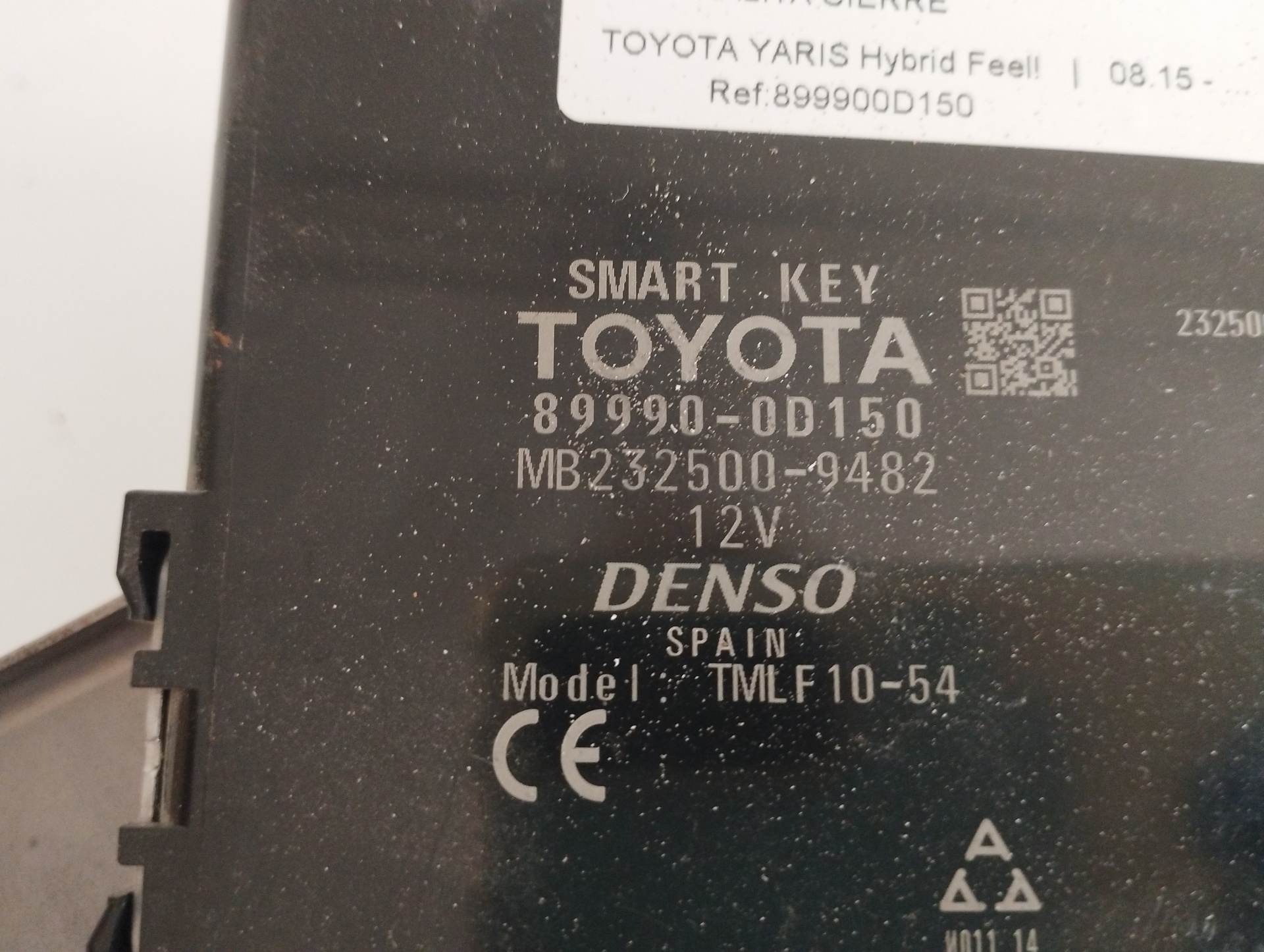 TOYOTA Yaris 3 generation (2010-2019) Other Control Units 899900D150,899900D150 19002050