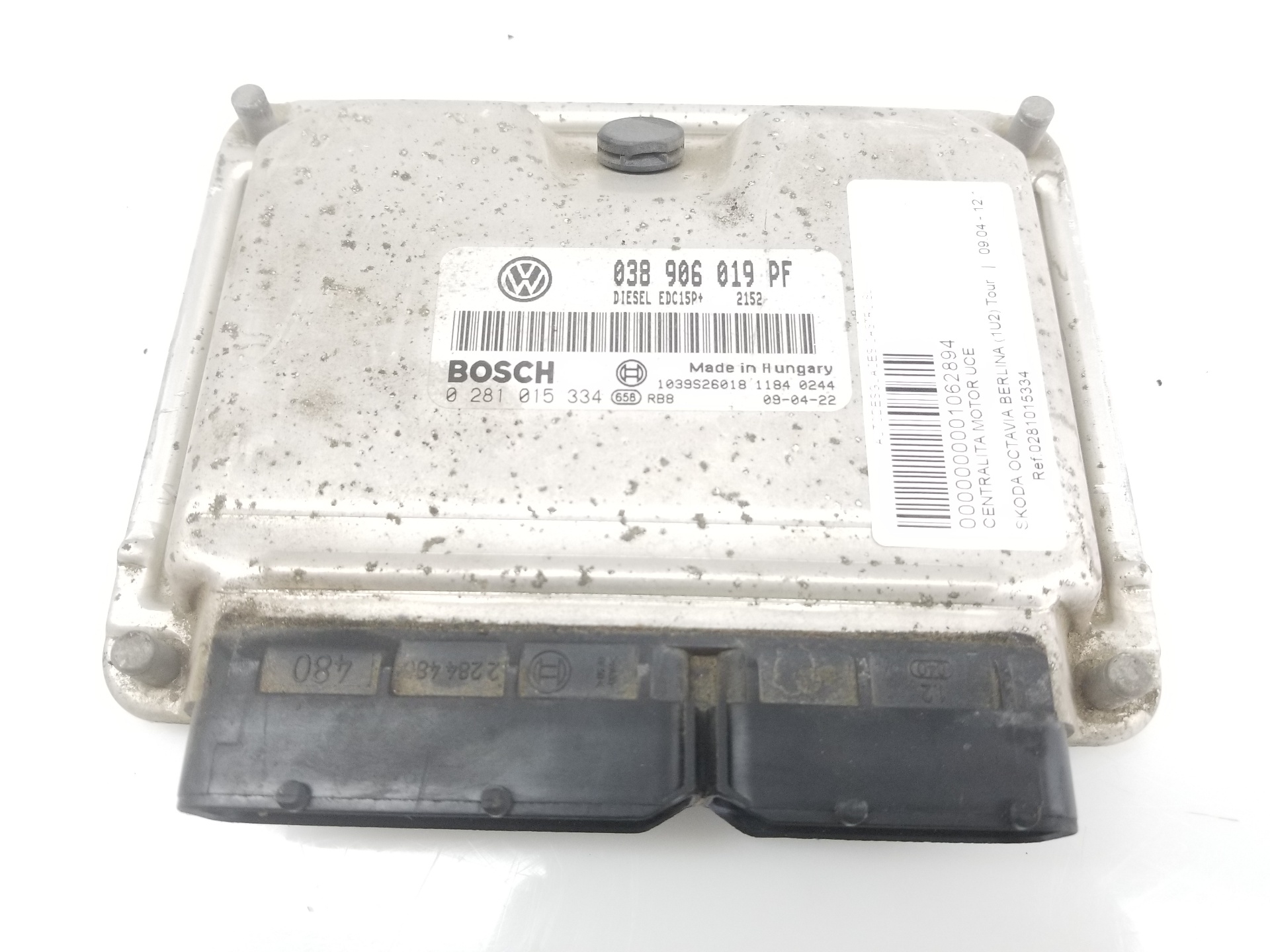 AUDI Octavia 1 generation (1996-2010) Engine Control Unit ECU 0281015334,0281015334,038906019PF 23036127