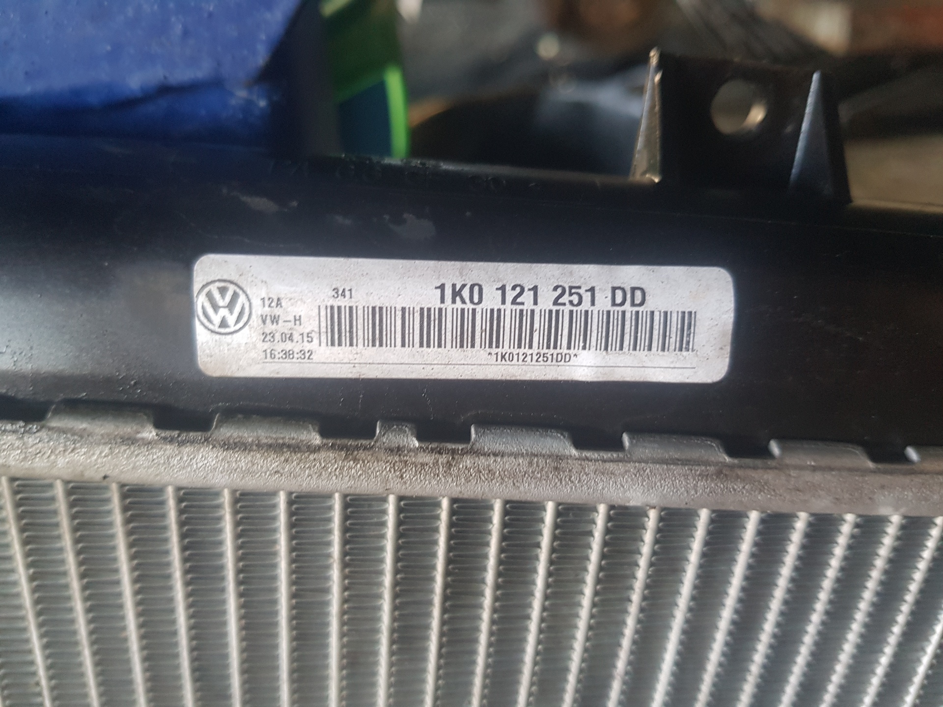 VOLKSWAGEN Caddy 3 generation (2004-2015) Gaisa kondensācijas radiators 1K0121251DD 25961083