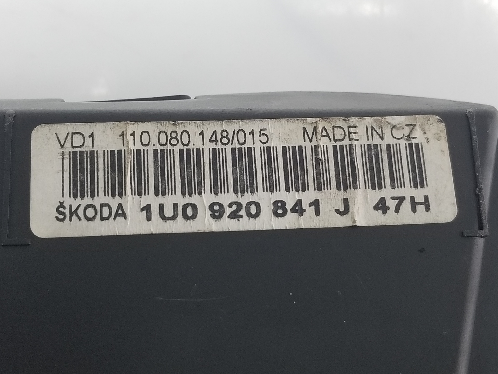 SKODA Octavia 1 generation (1996-2010) Speedometer 1U0920841J, 1U0920841J 24699740