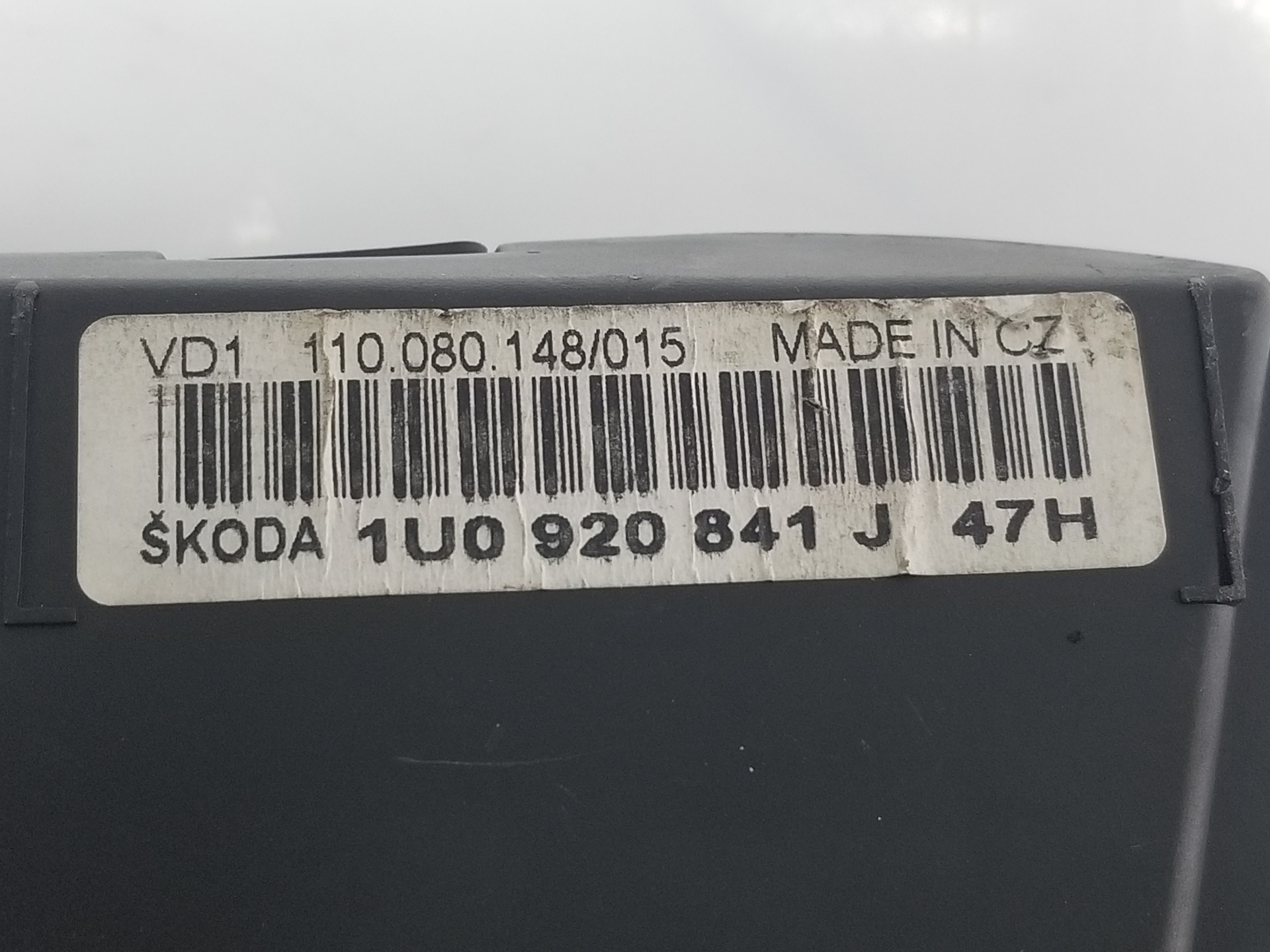 SKODA Octavia 1 generation (1996-2010) Spidometras (Prietaisų skydelis) 1U0920841J, 1U0920841J 24699740