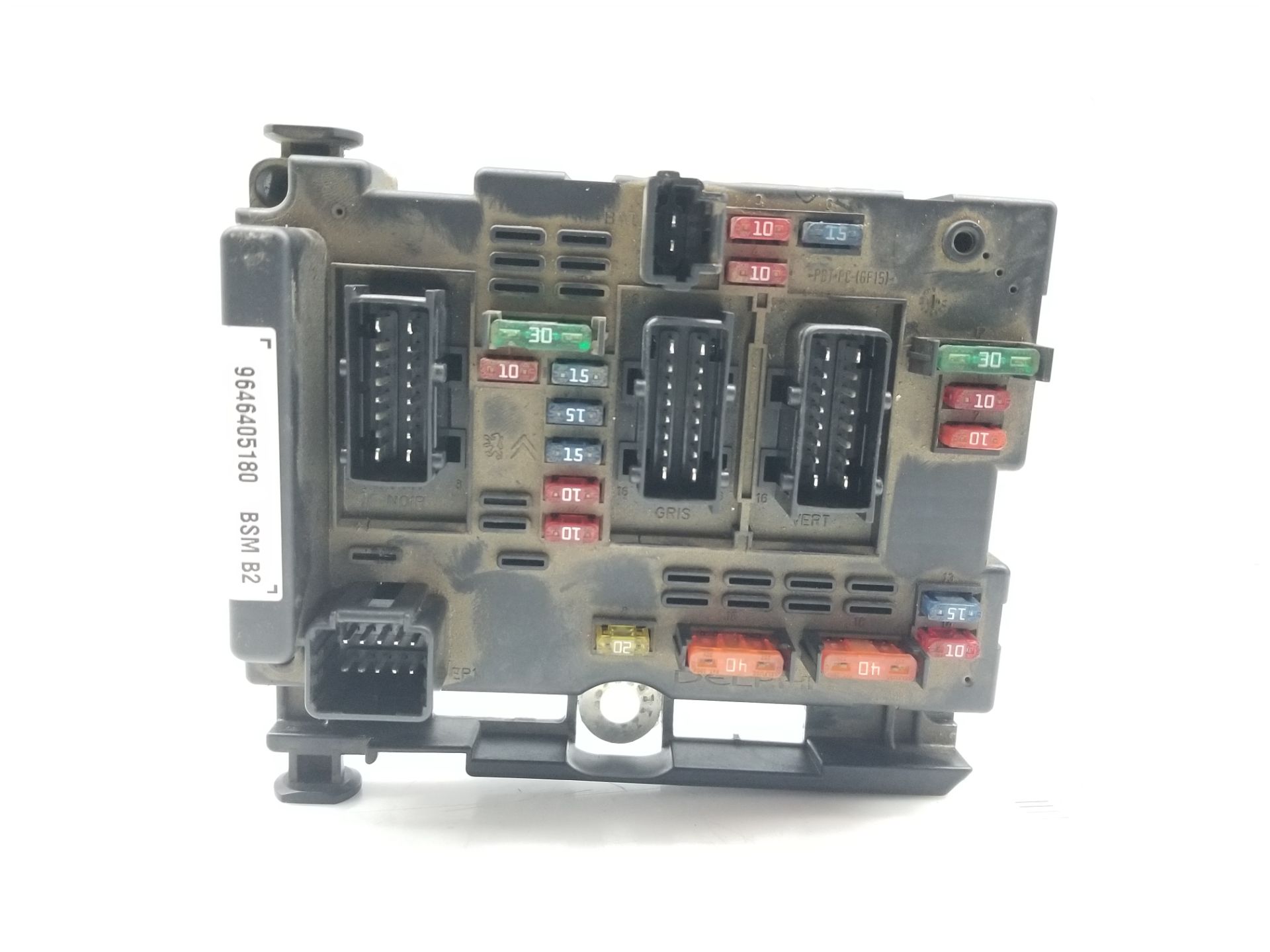 Caja de relés / fusibles NFU (TU5JP4) 9646405180 de Peugeot 307 (3a/c) 2004-2009 - pieza usada