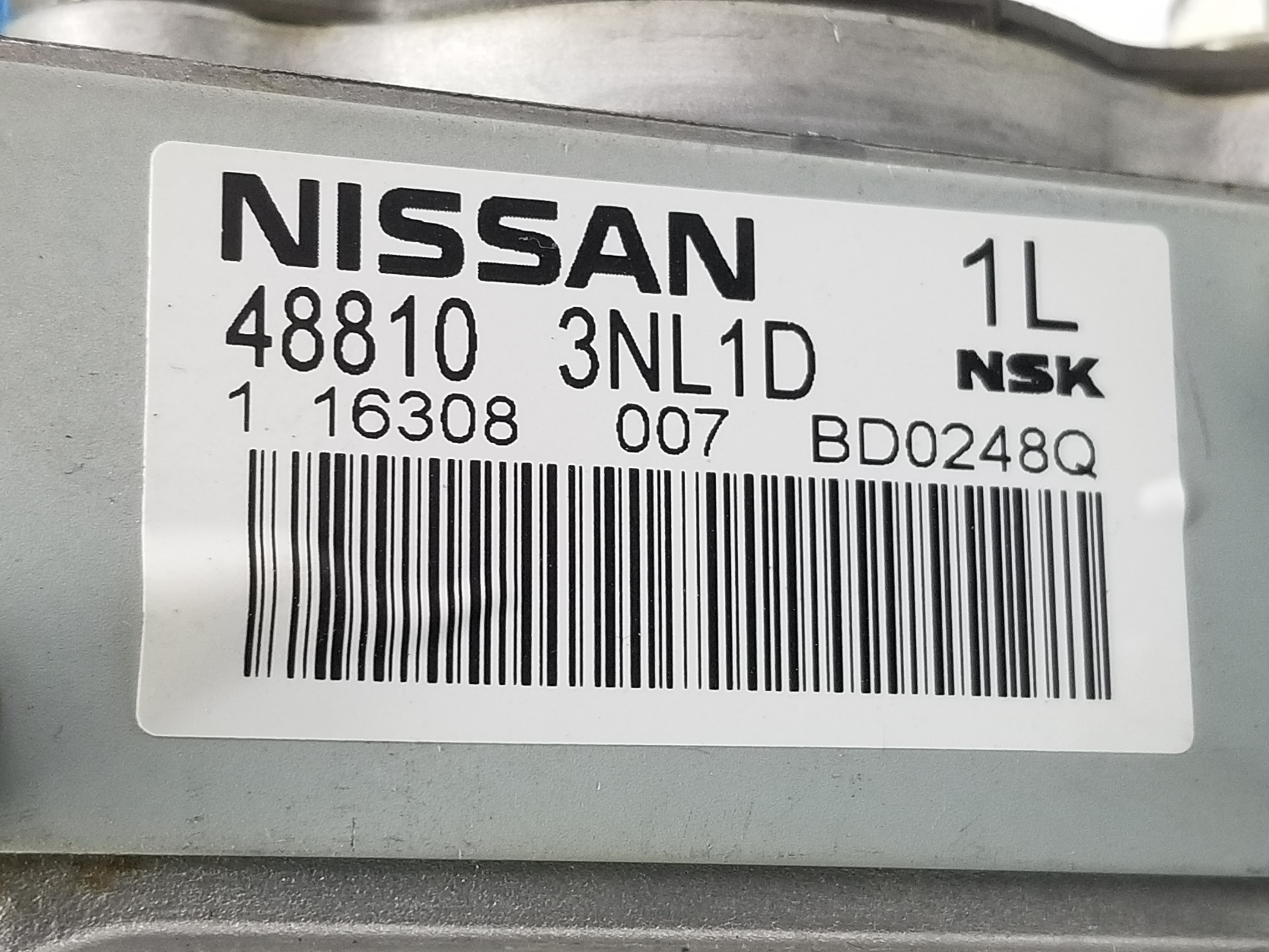 NISSAN Leaf 1 generation (2010-2017) Steering Column Mechanism 488103NL1D, 488103NL1D 25237513