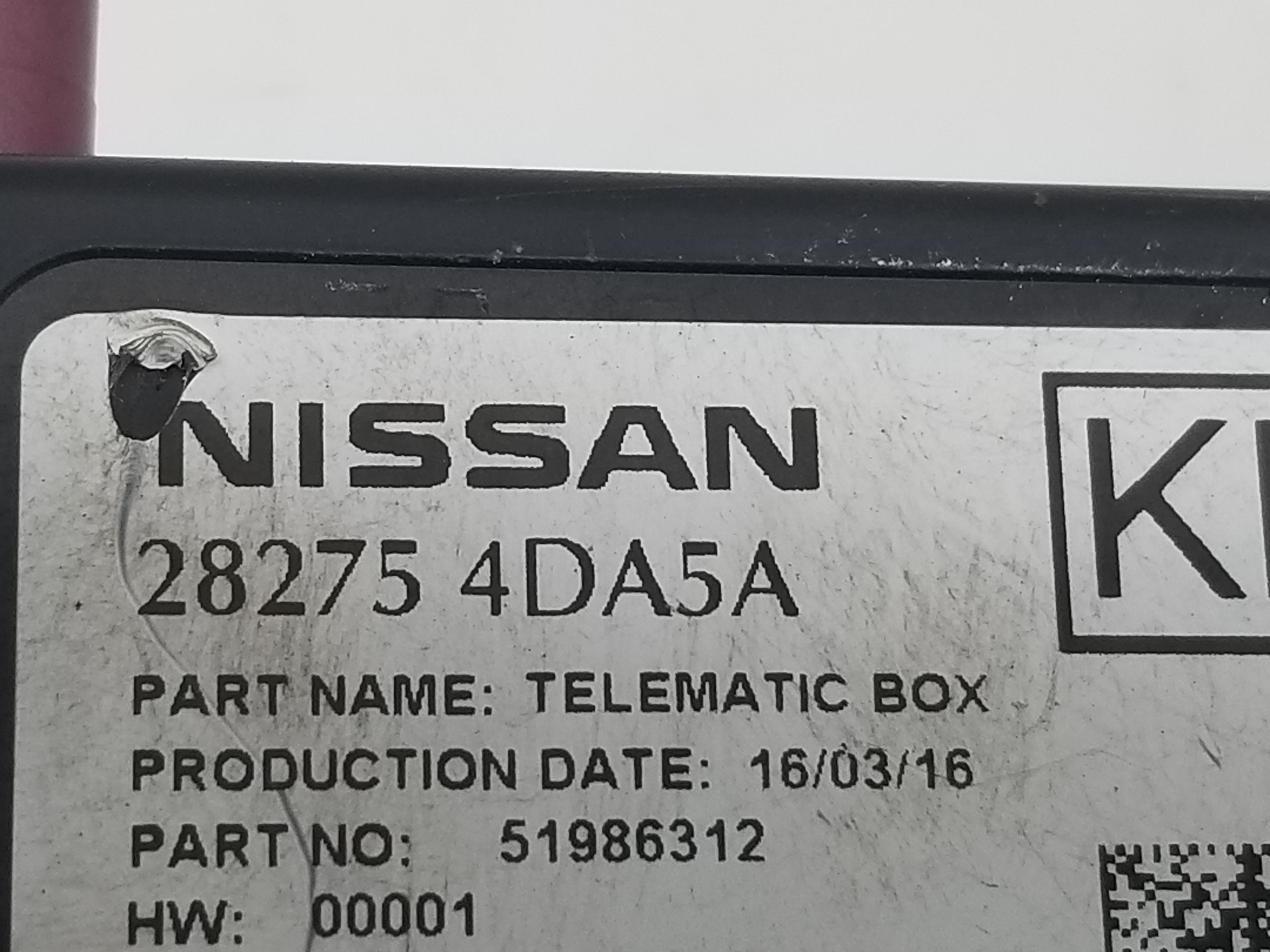 NISSAN Leaf 1 generation (2010-2017) Muut ohjausyksiköt 282754DA5A, 282754DA5A 25238312