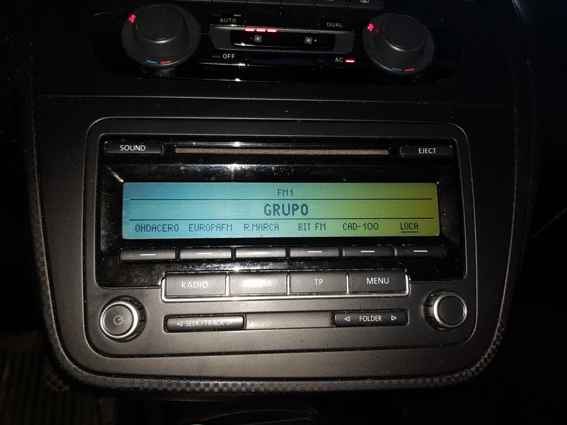 SEAT Altea 1 generation (2004-2013) Muzikos grotuvas be navigacijos 5P0035186B, 5P0035186B 25229729