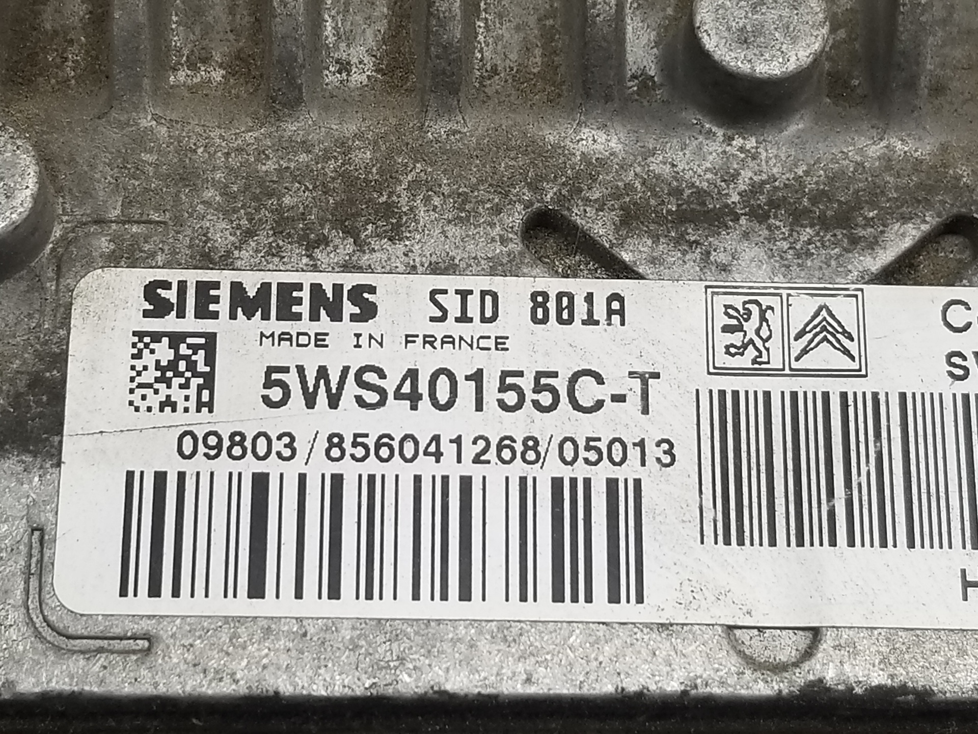 CITROËN Berlingo 1 generation (1996-2012) Блок керування двигуном ECU 5WS40155CT,5WS40155CT,9647423380 25235249